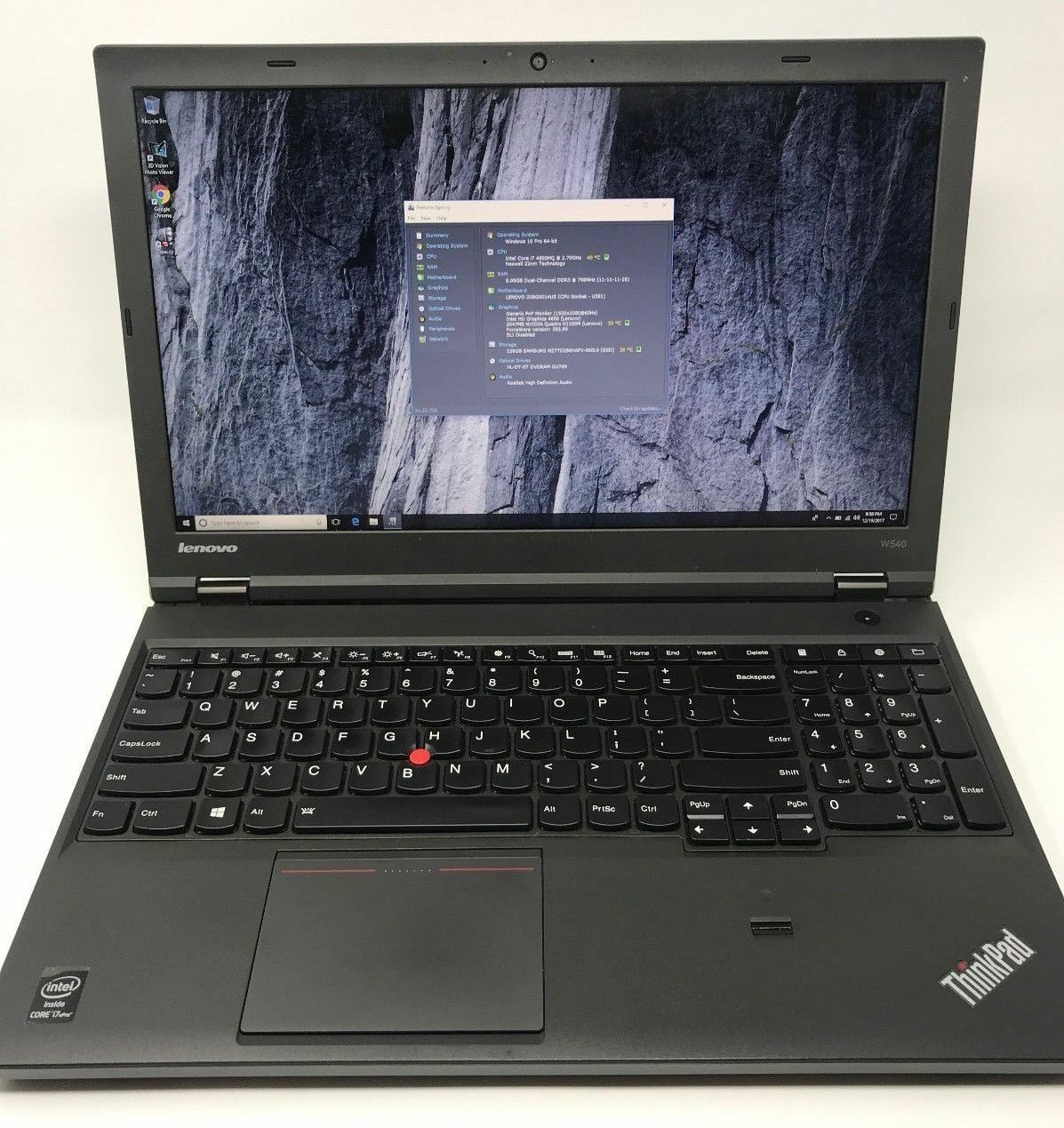 Workstation Thinkpad W541 i7-Quad EXTREME FAST 3TB SSD 32GB 15.6 3K K2100M DOCK