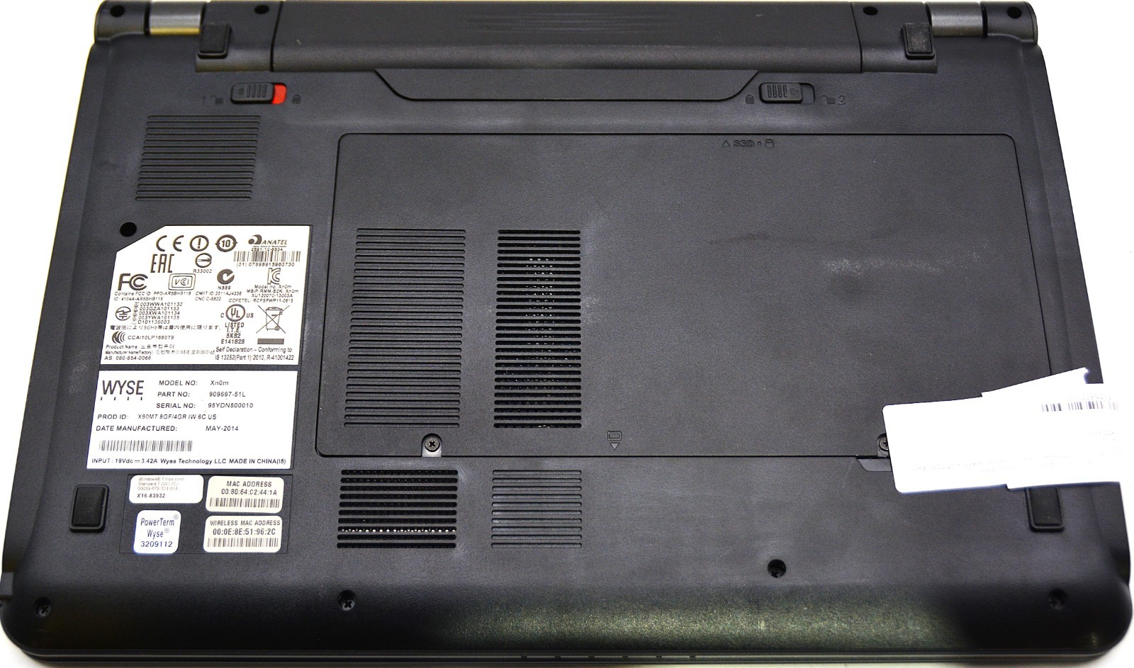 Wyse Xn0m 4GB DDR3 NO OS/NO STORAGE/NO AC *PARTS/REPAIR/READ*
