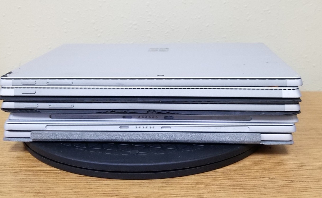 FOR PARTS LOT OF 6 Surface Pro 12″ i5/i7-4th, 8th, 10th Gen.