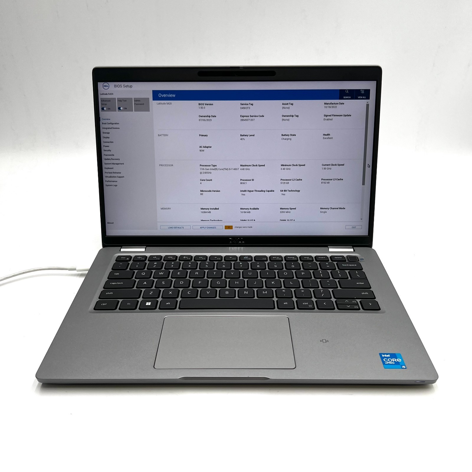 Dell Latitude 5420 14″ i5-1145G7 16GB RAM 256GB SSD No OS | TESTED USED FAIR