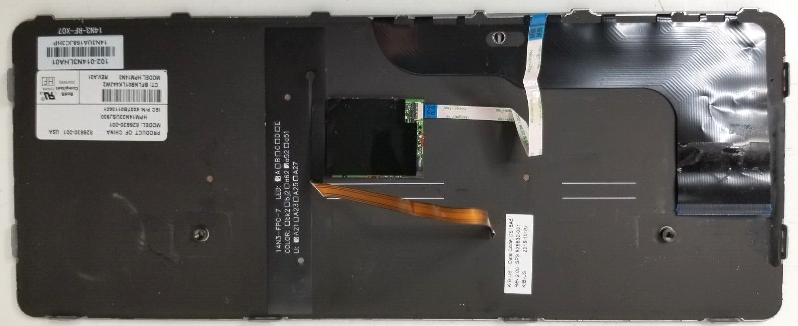 Used Fully Functional Keyboard for HP Elitebook 820 G4 Laptop *