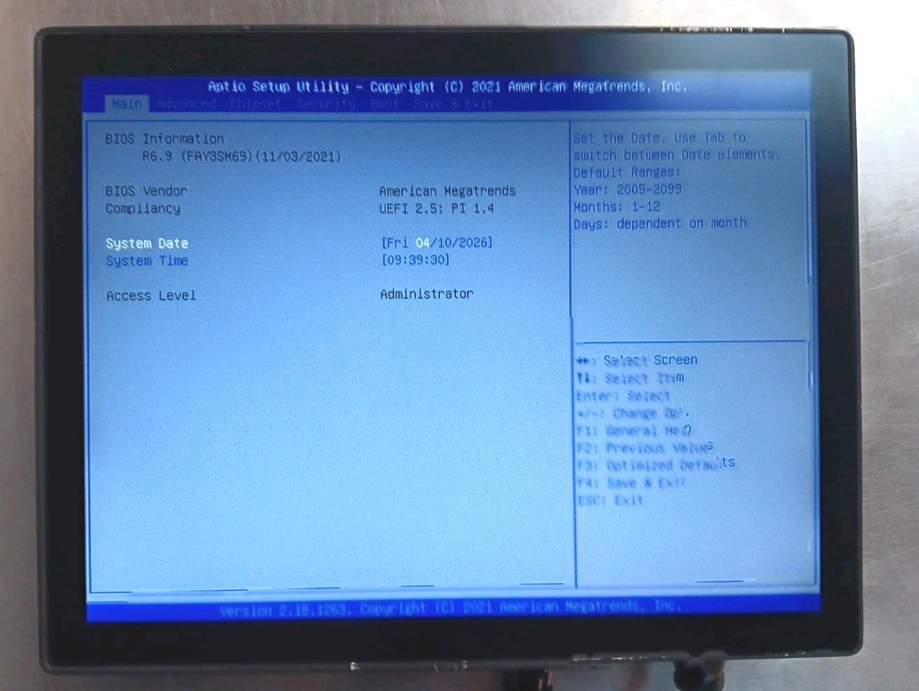 Faytech FT15 iP65 Outdoor Touch PC Intel(R) Pentium(R) 1.10 GHZ 4 GB (DDR3L)