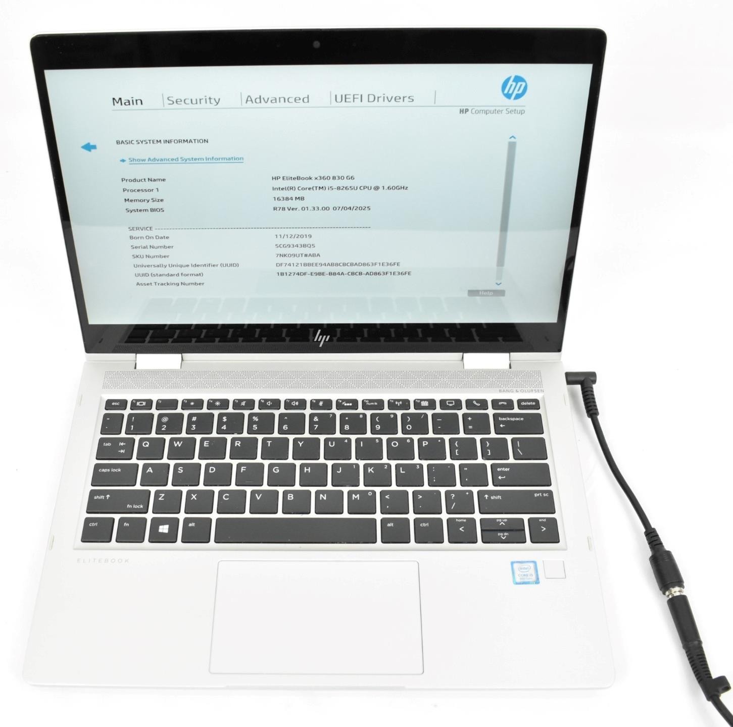 HP EliteBook x360 830 G6 Touch Laptop i5-8265U 1.6GHz 16GB 256GB SSD No OS *See*