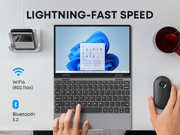 CHUWI MiniBook X Intel N5100 10.5in Touchscreen Laptop Mini Size Win11 12G+512G
