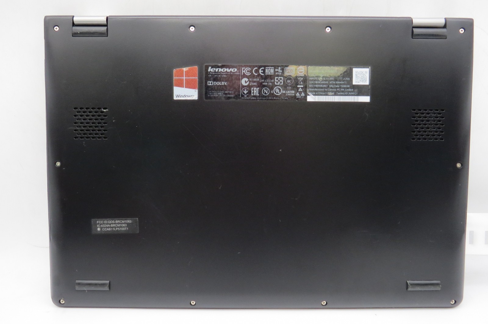 Lenovo Yoga 211-13″-Pentium-N3540@2.16GHz-4GB DDR3 RAM- NO OS-NO STORAGE