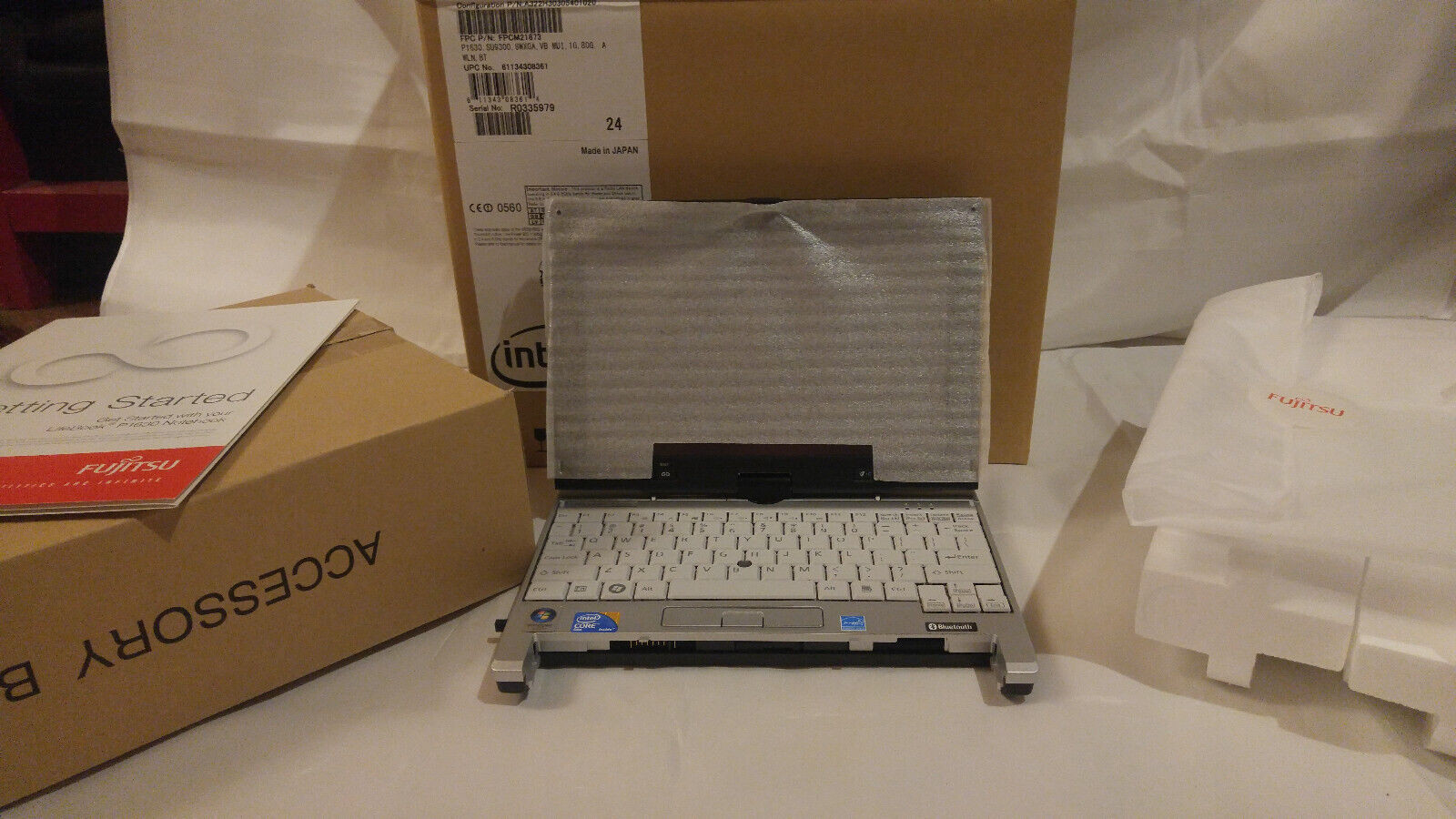 New Old Stock Vintage Fujitsu Lifebook P1630 UMPC Laptop Retro Computer
