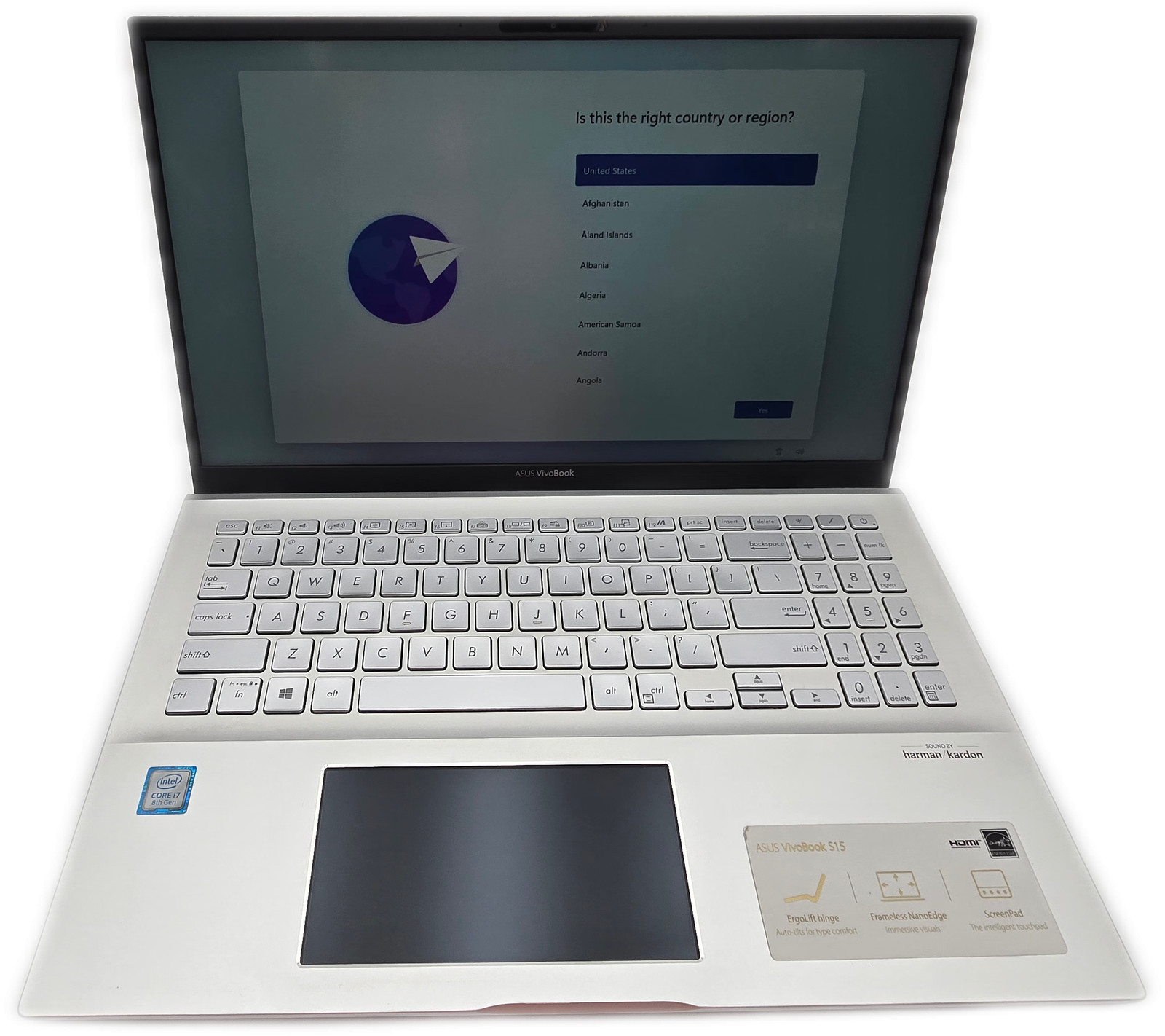 Asus VivoBook X532FA i7 8th Gen 512GB SSD 8GB RAM Windows 11 Home