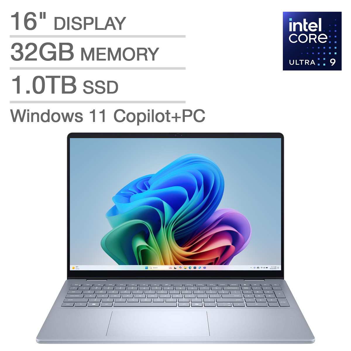 Dell 16 Plus Laptop DB16250 16″ WUXGA Touch Ultra 7 258V 32GB RAM 1TB SSD W11H