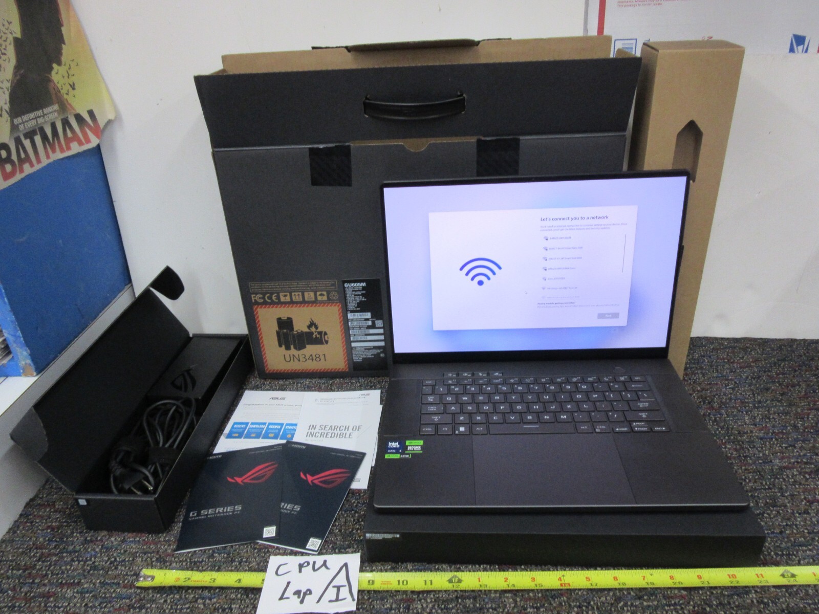 Nvidia GU605M Gaming Notebook 185H/BGA 8GB VRAM w/ RTX 4070 video card