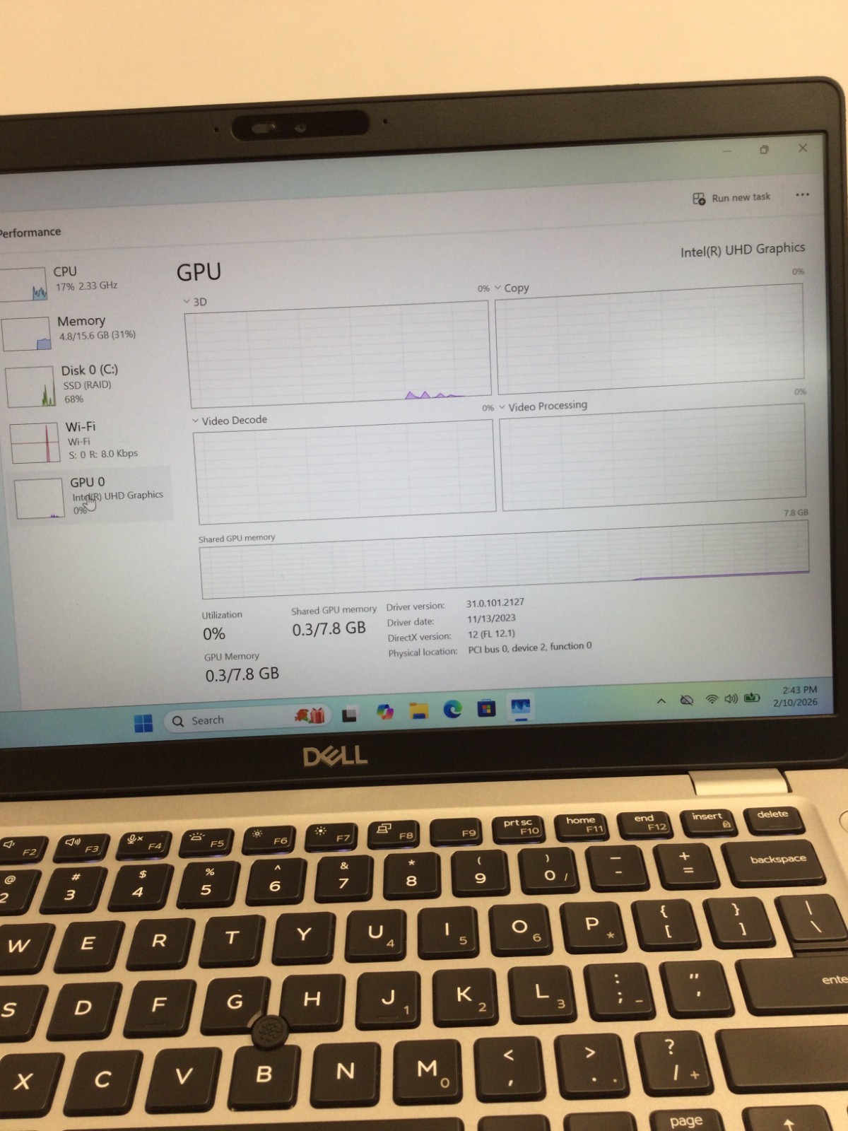 DELL latitude 5410 14” core i5 10th gen 1.70ghz 16GB RAM 128 GB SSD !!!READ!!!