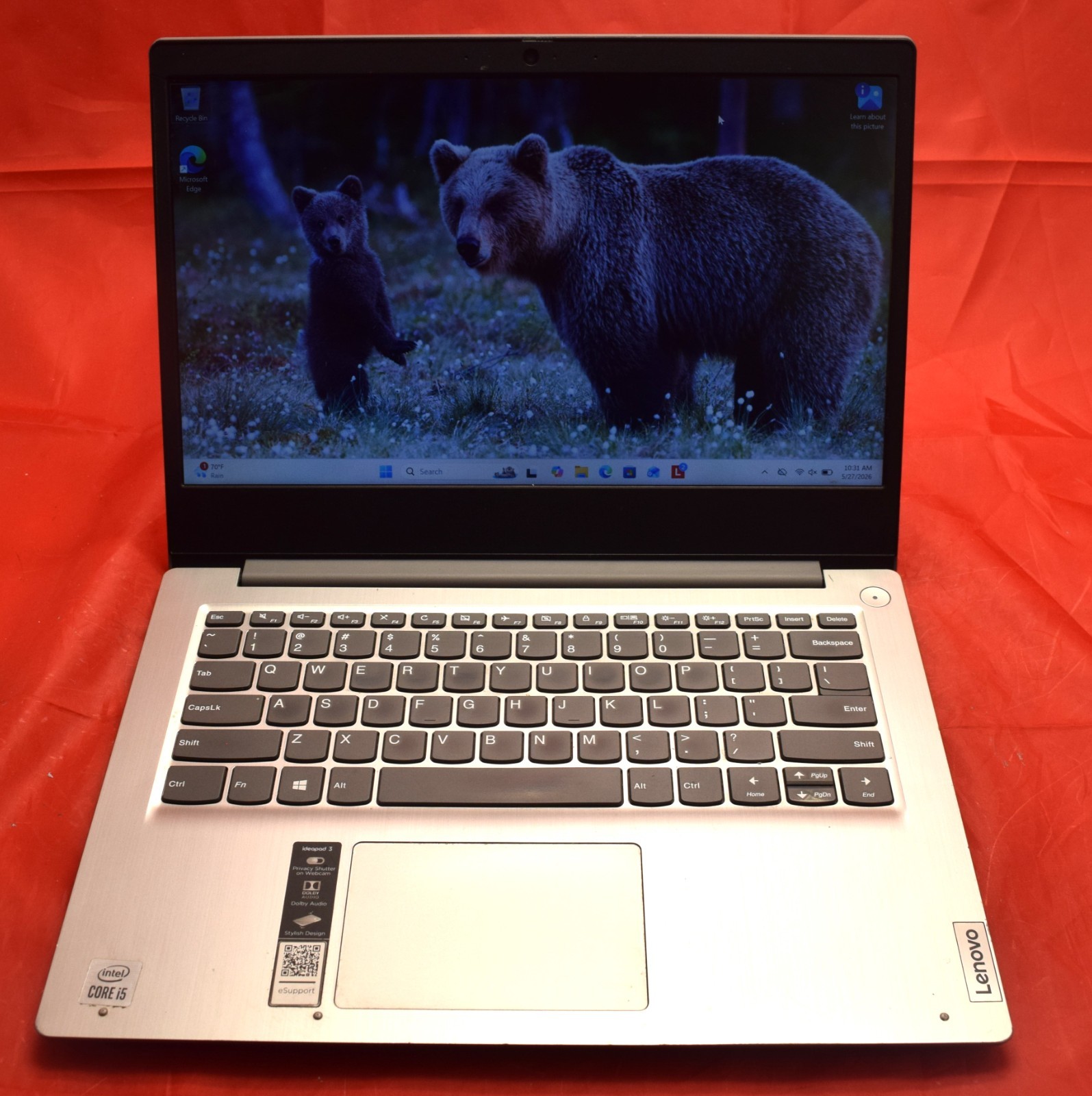 Lenovo IdeaPad 3 14IL05 14″ i5-1035G1 1.0GHz 12GB RAM 512GB SSD
