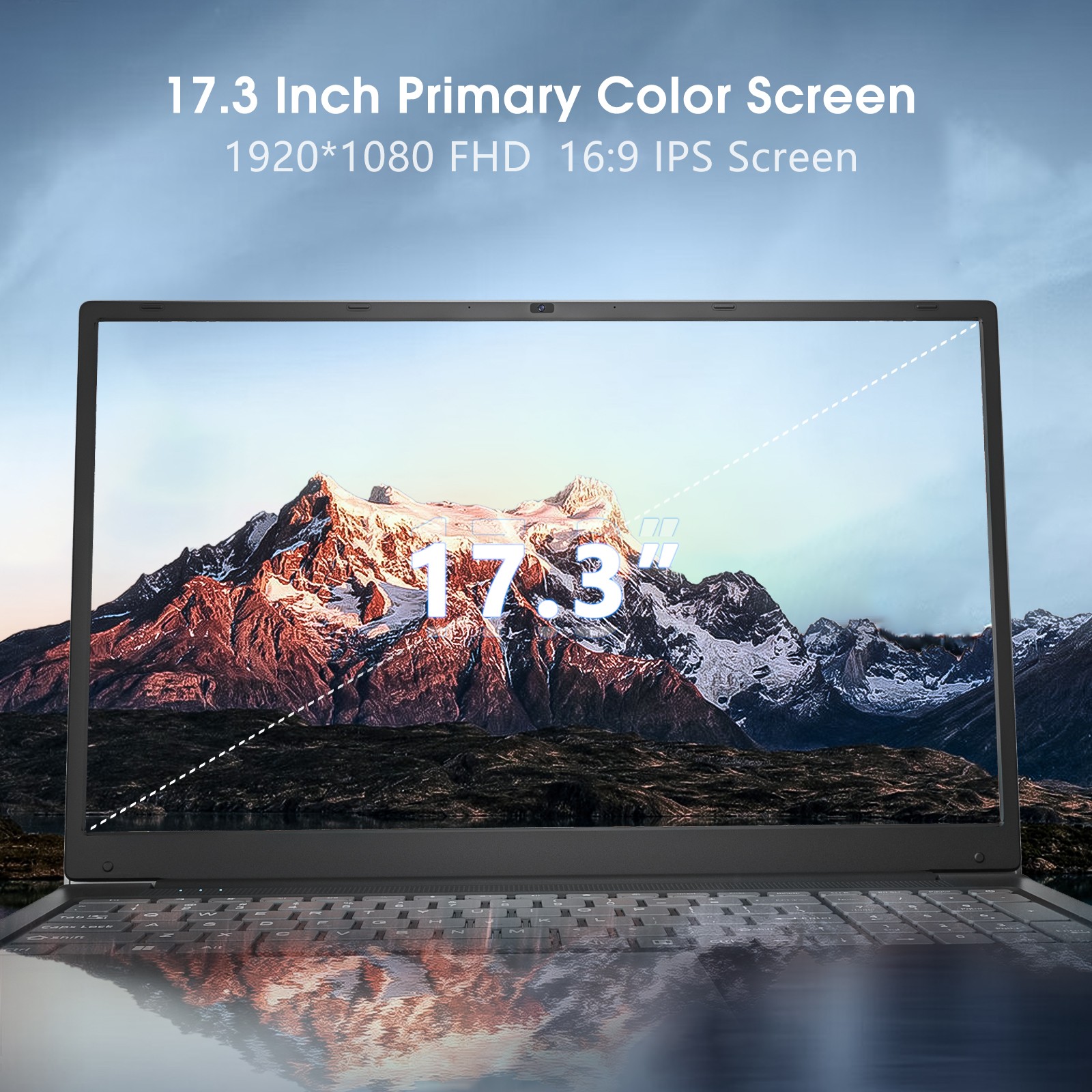 SGIN 14.1 Inch Laptop FHD Celeron Dual-Core Up to 2.5 GHz 4GB RAM 1024GB SSD HD