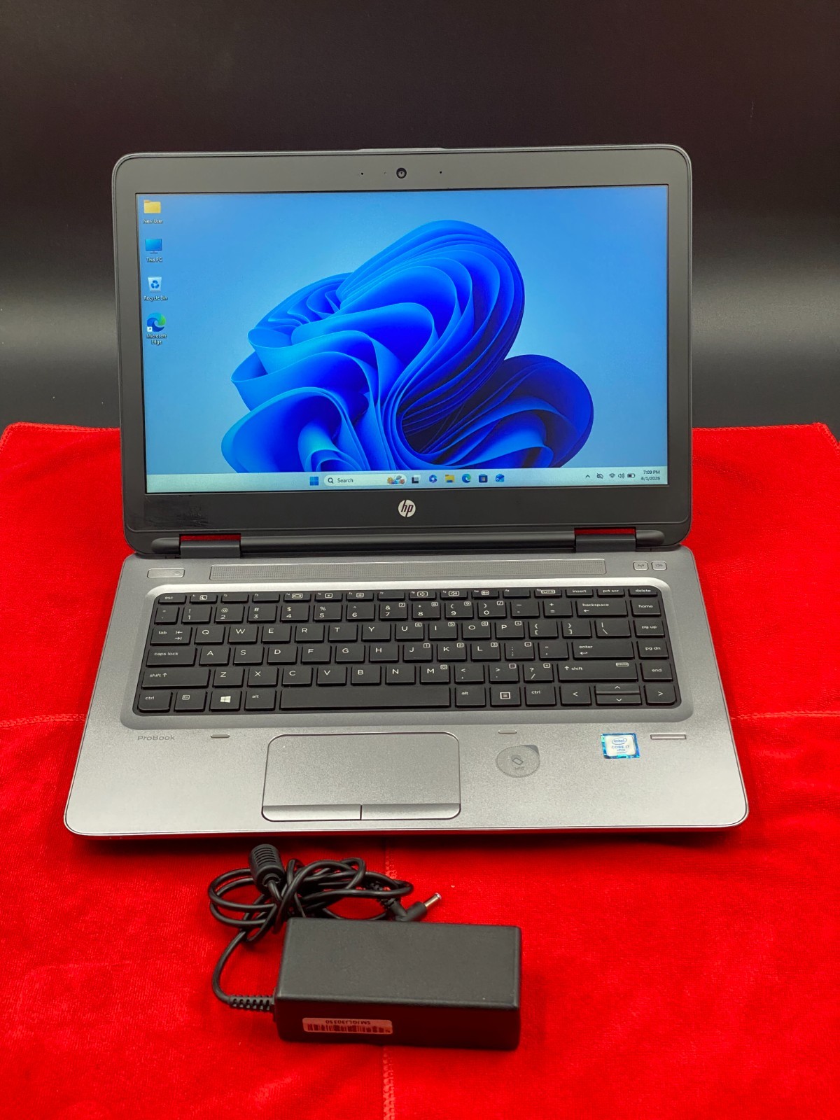 HP PROBOOK 640 G2 14″ i7 8GB RAM 240GB SSD WINDOWS 11 PRO+NEW BATTERY GRADE B+