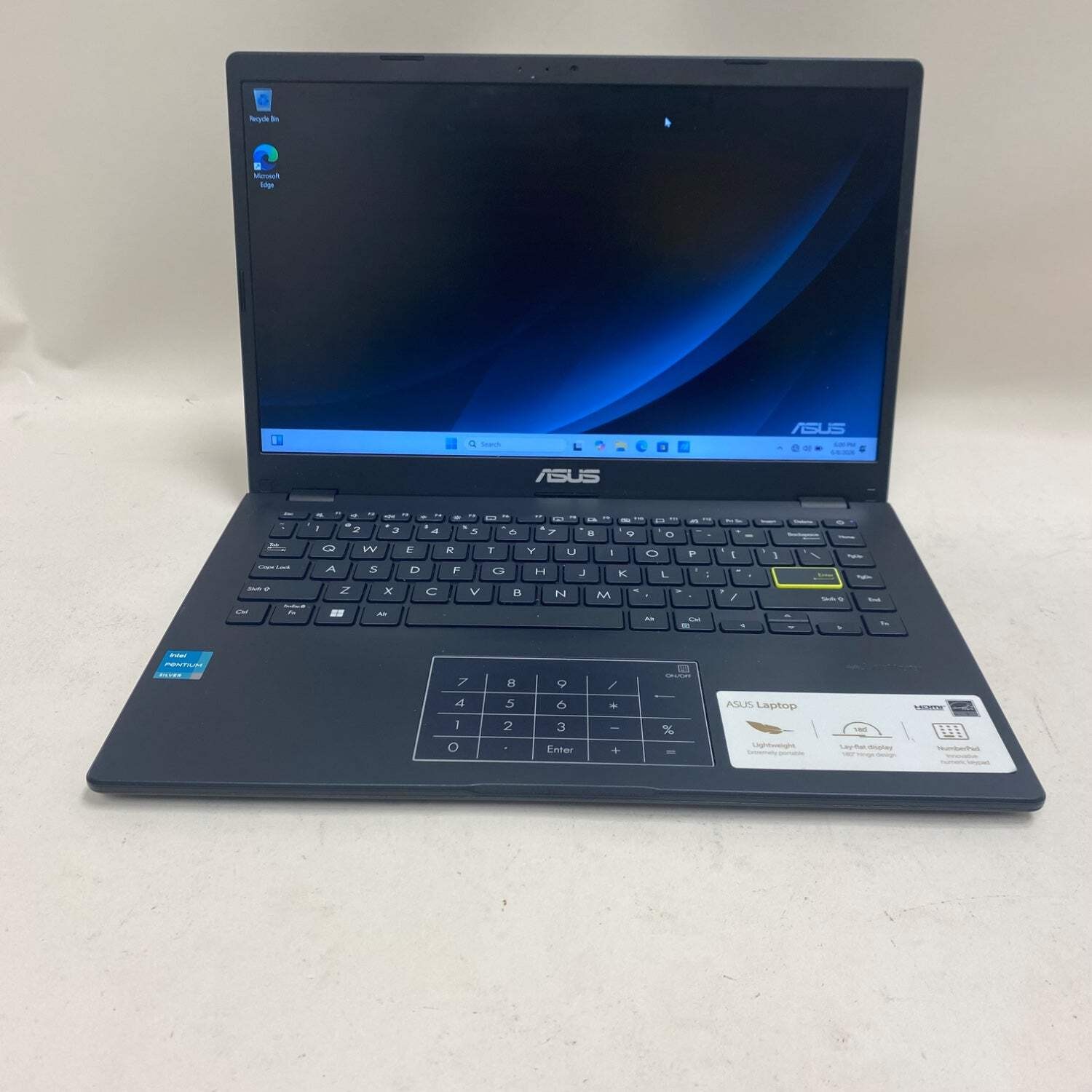 Asus Vivobook Go 14 E410K 14″ Pentium Silver N6000 1.1GHz 4GB RAM 128GB SSD