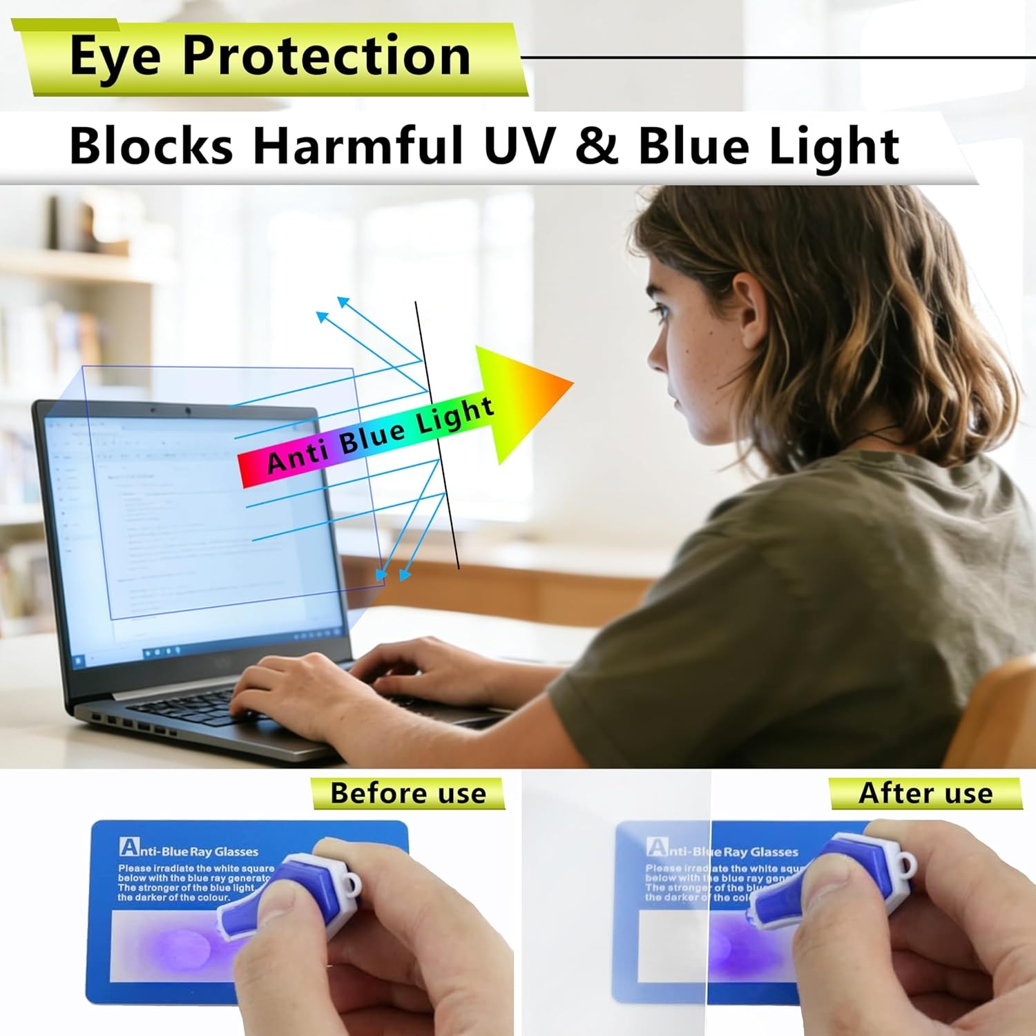 11.6 inch 16:9 Anti Blue Light Screen Protector for HP/Lenovo/Dell/ASUS/Acer/Sam