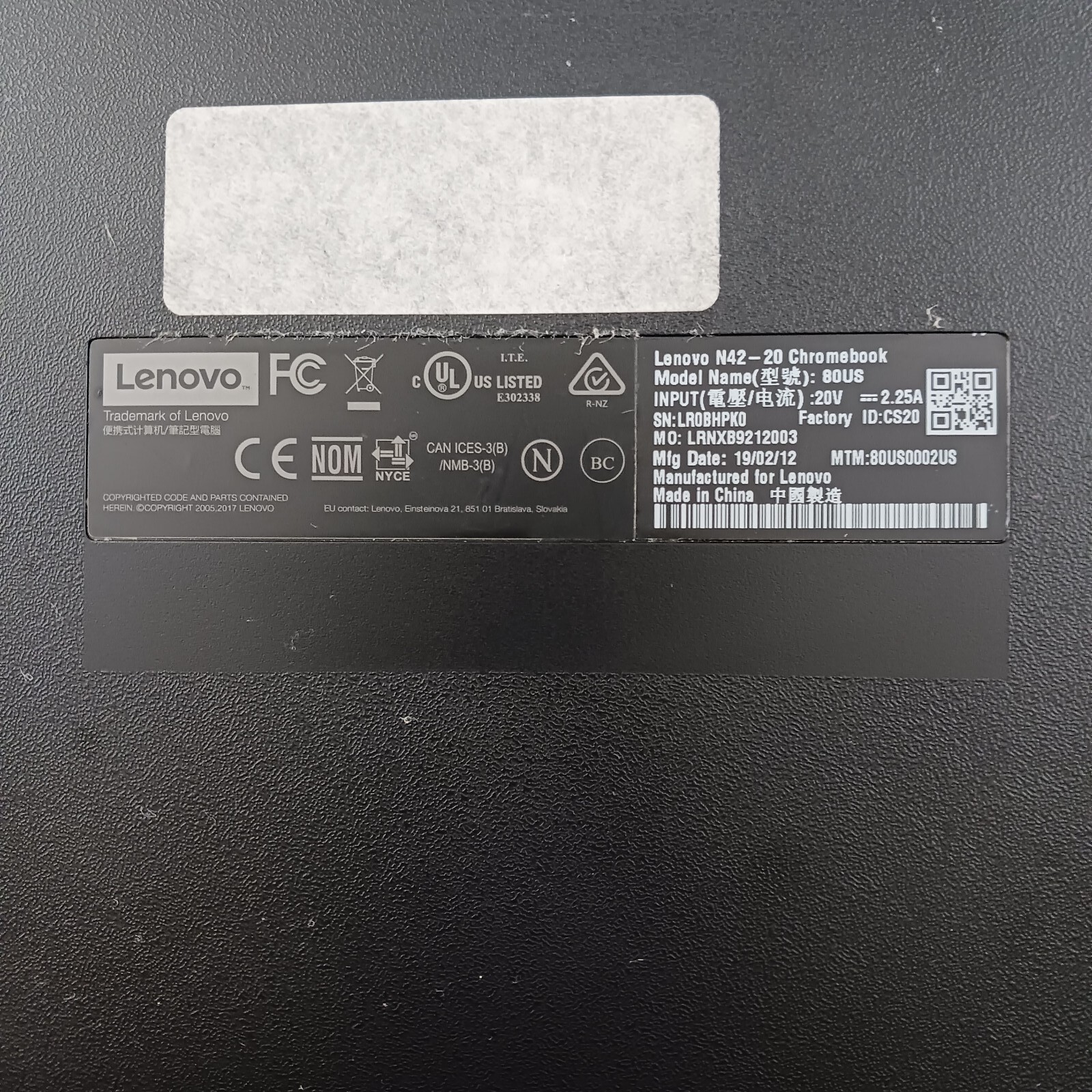 Lenovo N42 Chromebook – 14 Display Intel Processor Chrome OS