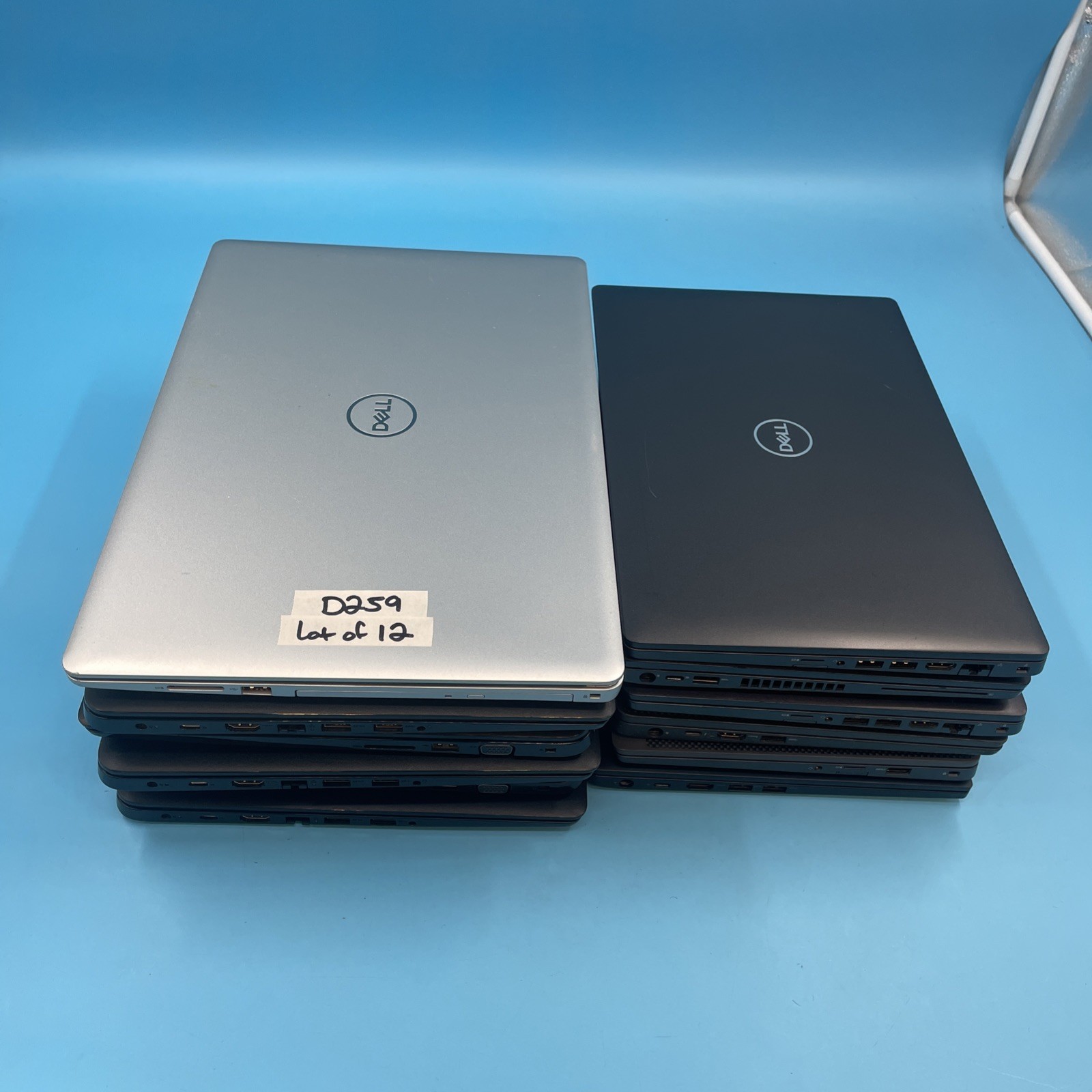 (LOT OF 12) Dell Laptops | i5 8th Gen | 8/16GB RAM** | NO DRIVE **READ** | NO OS
