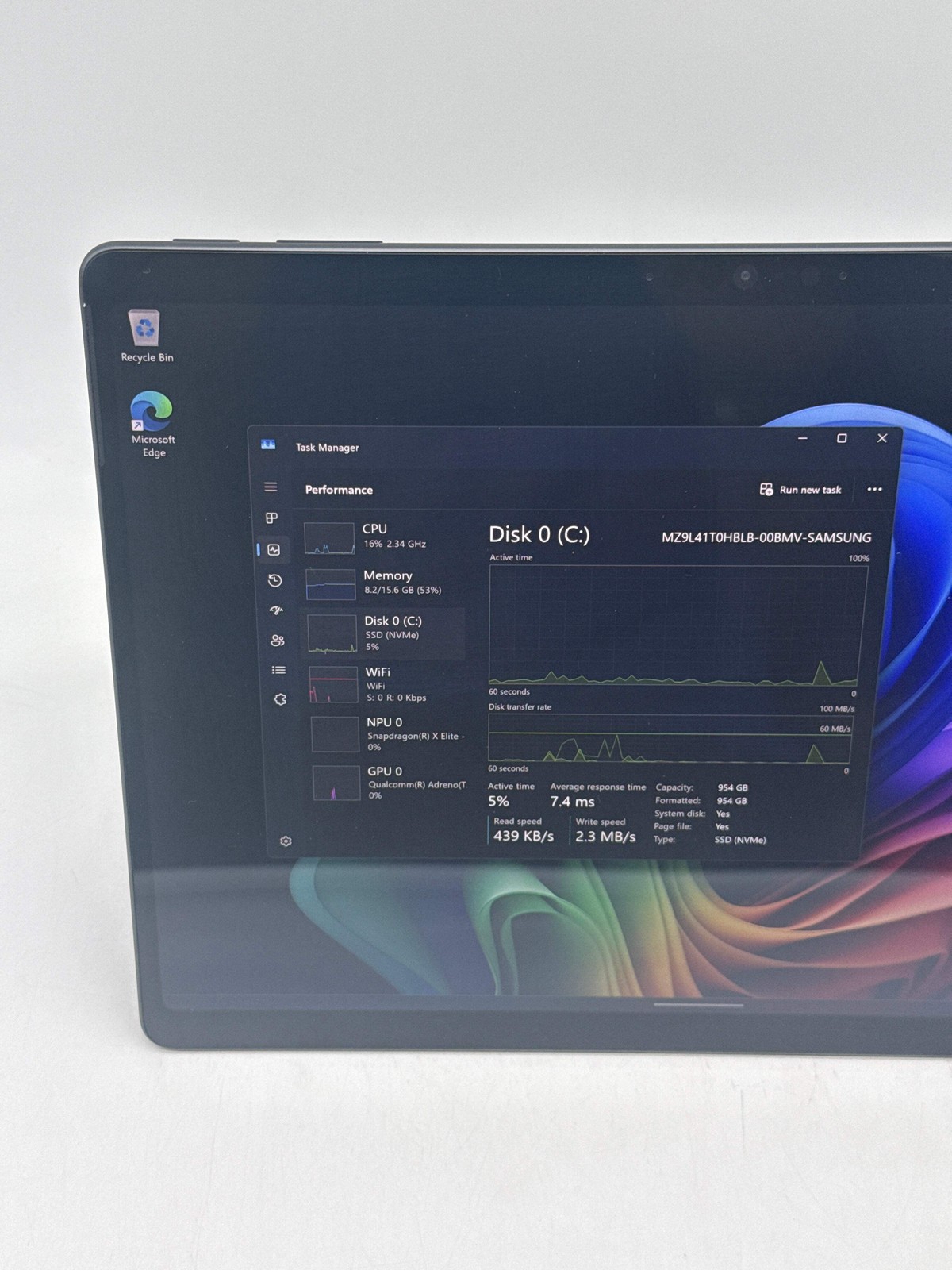Microsoft Surface Pro 11 13″ Snapdragon X 12-Core 16GB RAM 1TB SSD – Used