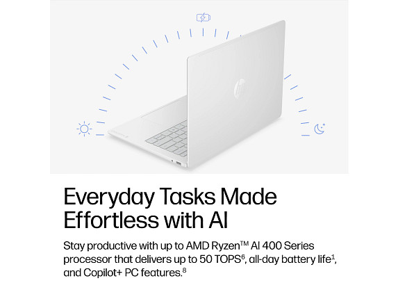 HP OmniBook 3 Laptop Computer 17.3″ FHD AMD Ryzen 16 GB memory;1 TB SSD Windows