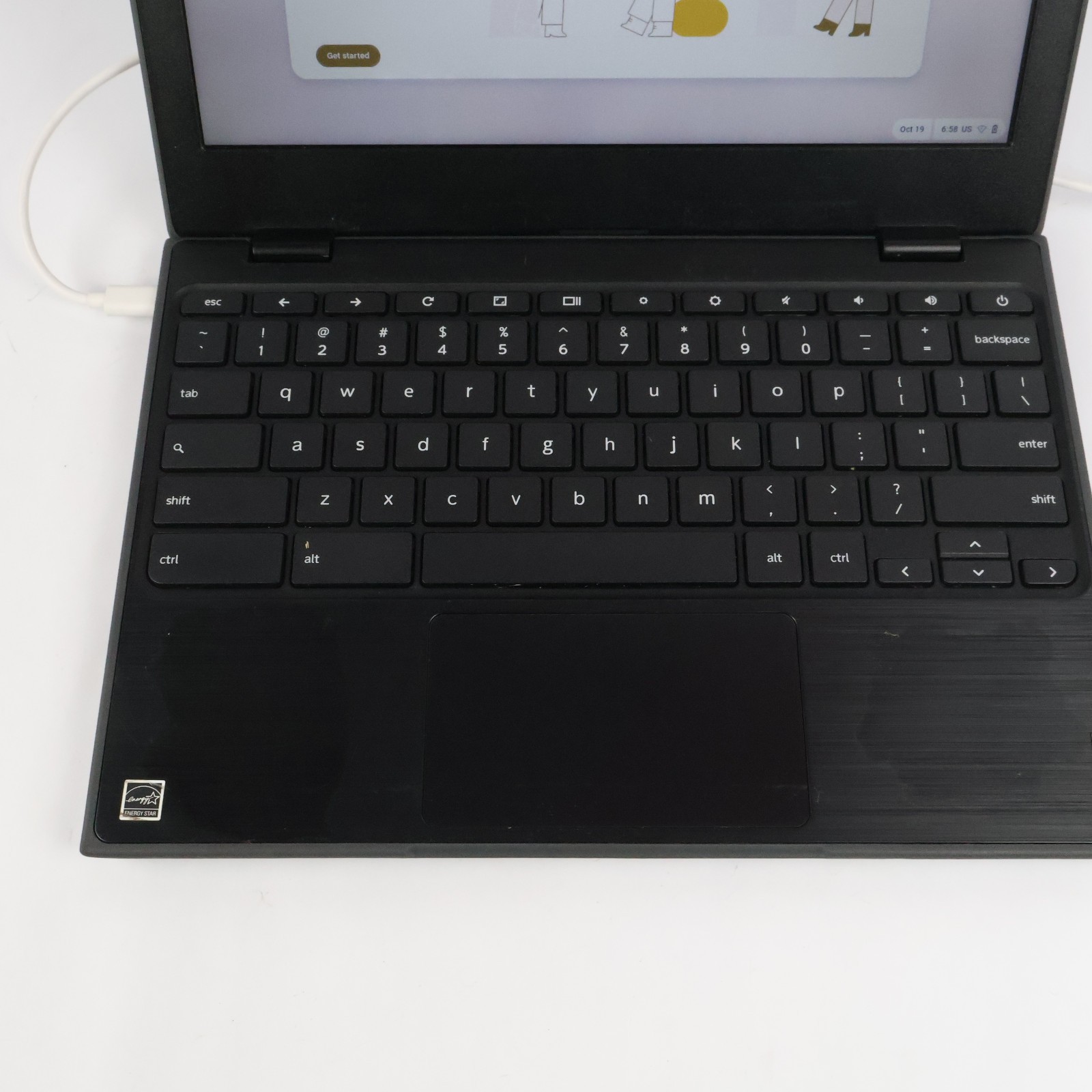 Lenovo 100e Chromebook 2nd Gen MTK 81QB w/45W Charger Tested Read