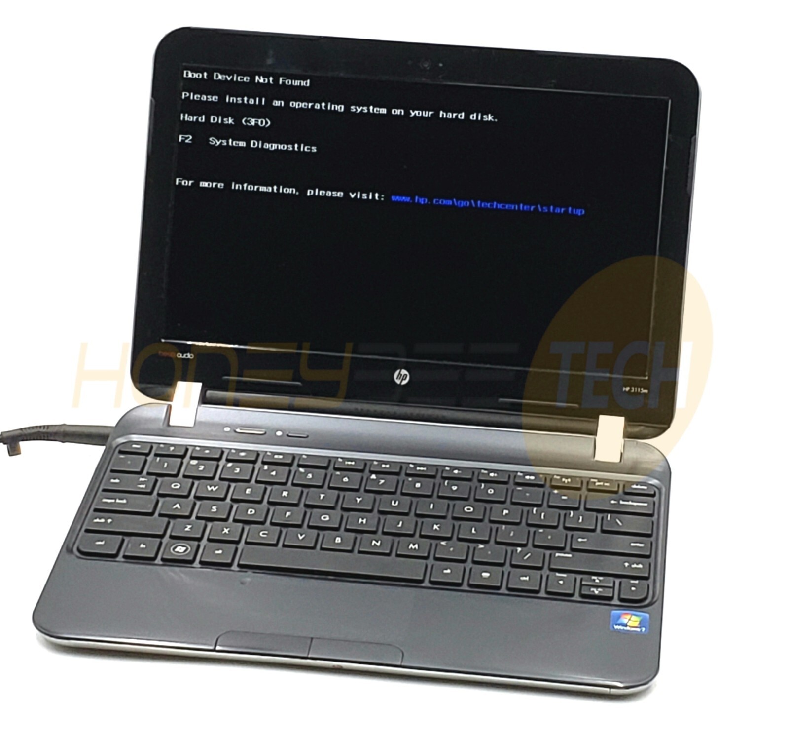 HP 3115M AMD E-300 1.30GHZ 4GB 11.6″ HD 4GB RAM LAPTOP | NO HDD NO OS TESTED