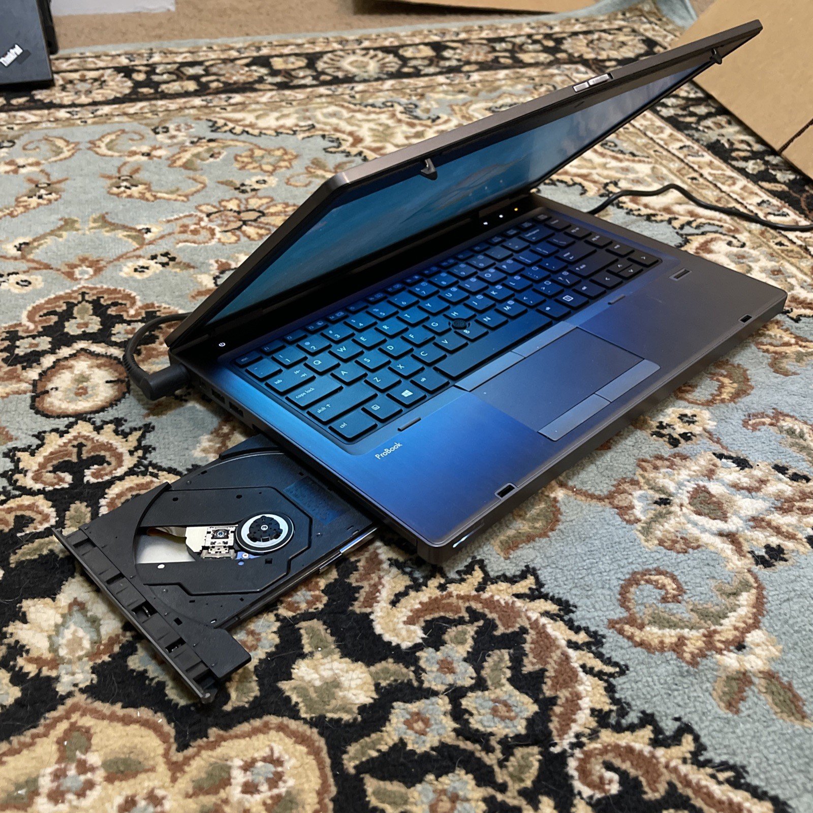 HP ProBook 6475b 14” Windows 7 Laptop AMD A8, 4gb, 120gb SSD, DVD, No Battery