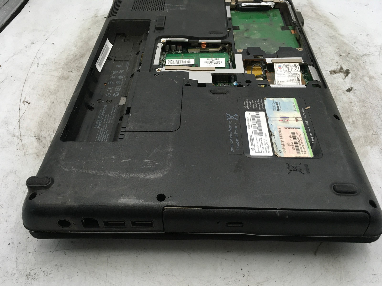 HP PRESARIO CQ81 – BOOTS TO BIOS – AMD SEMPRON M120 – 2GB RAM – READ DESCRIP -BB