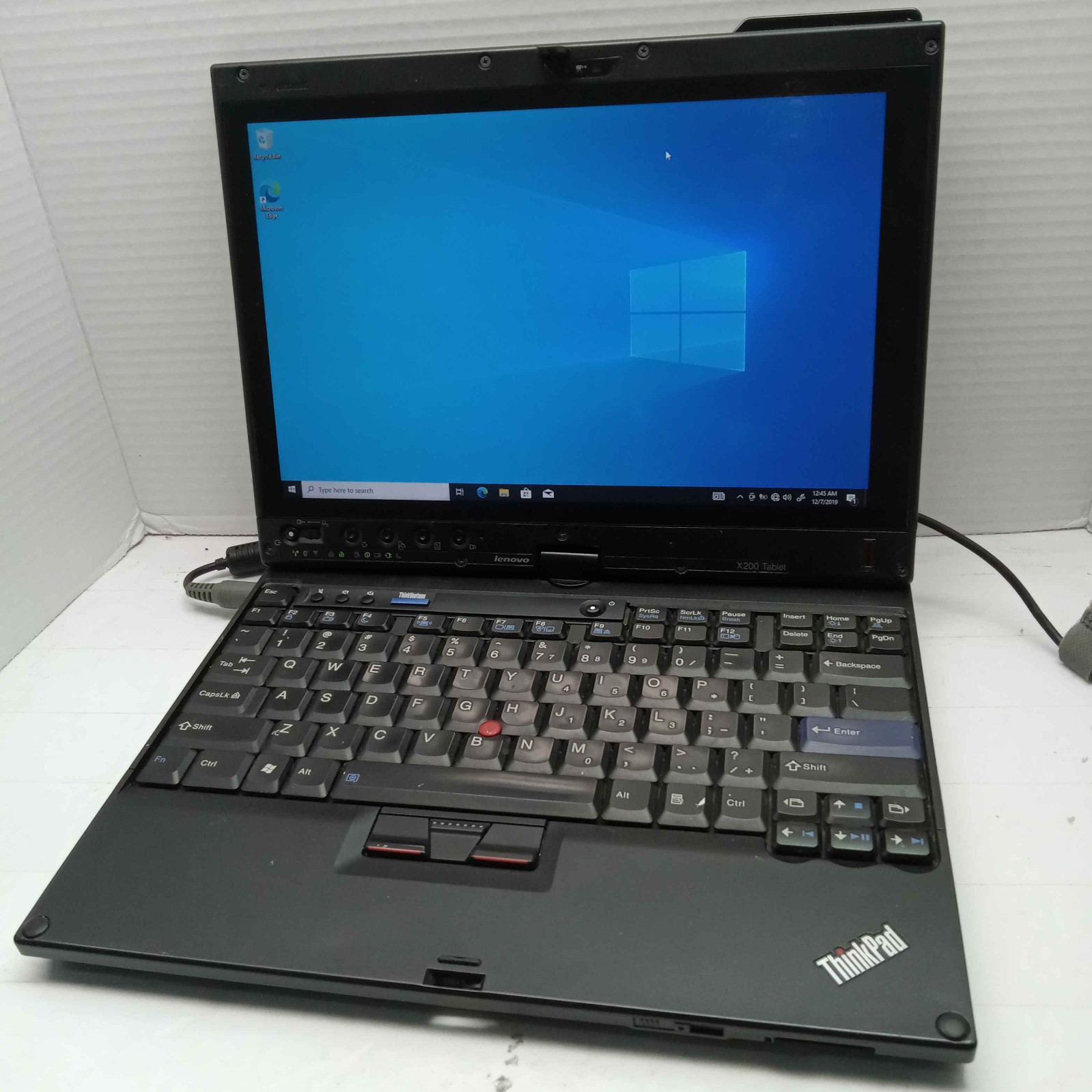 Lenovo ThinkPad X200 Windows 10 Tablet PC Core 2 Duo L9400 2GB RAM 320GB HDD ^