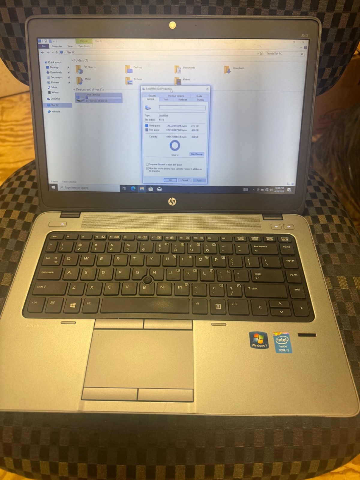 HP EliteBook 840 g2 Intel Core i5-4200U @ 1.60GHz, 128gb HDD, 8gb Ram,Windows 10