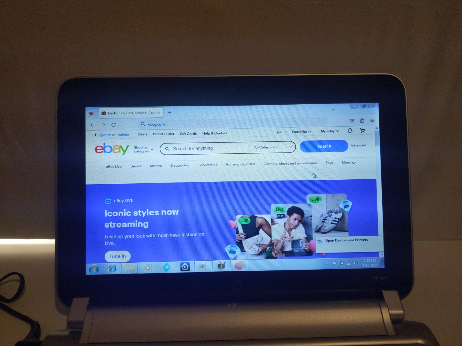 HP Mini 210 2090NR Intel Atom Laptop Notebook 10.1in 250 GB HDD Windows 7 Red PC