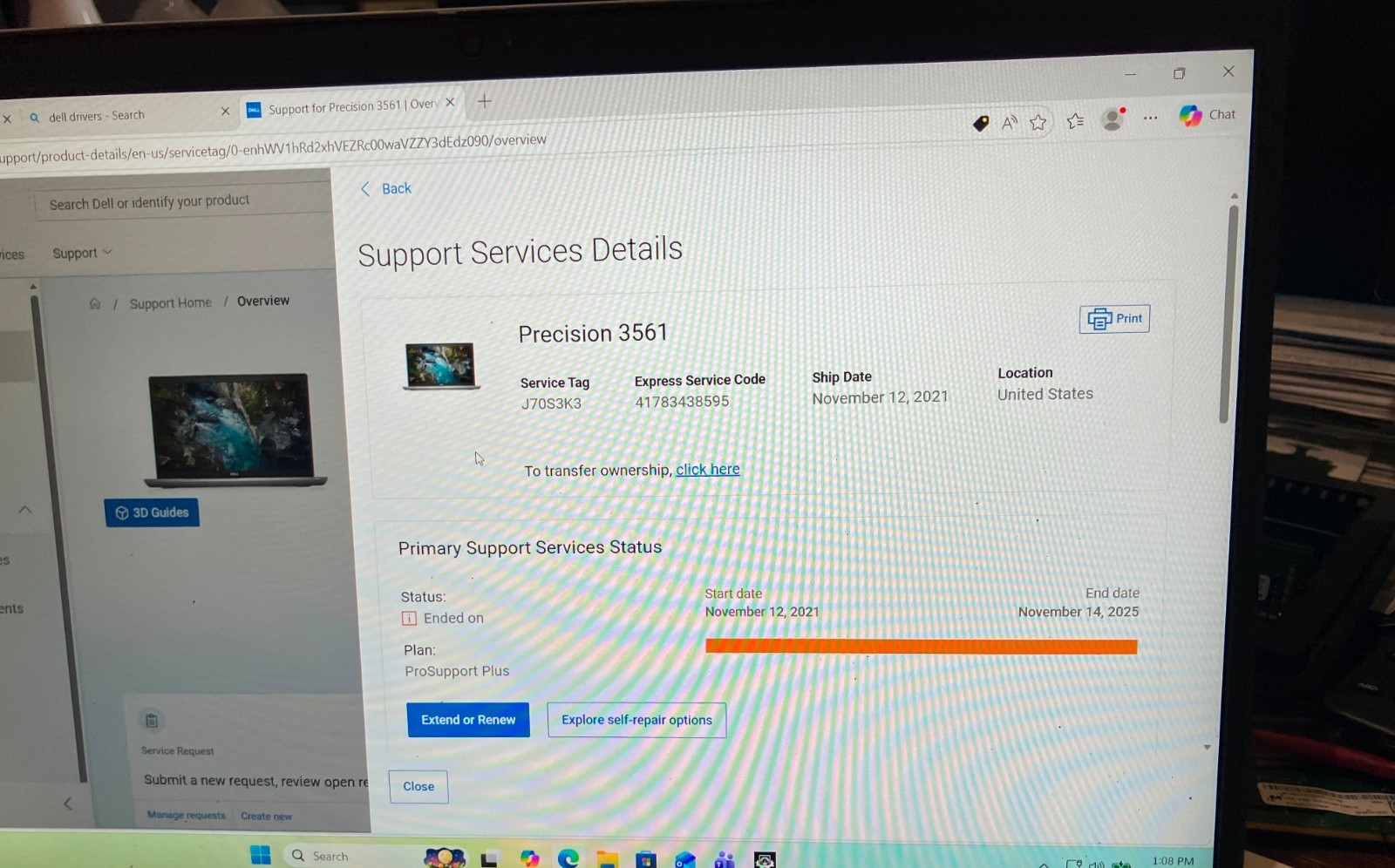 Dell Precision 3561 Core i5-11500H 2.90GHz 16GB 1TB WD SN850X 4×4.0 NVMe SSD W11