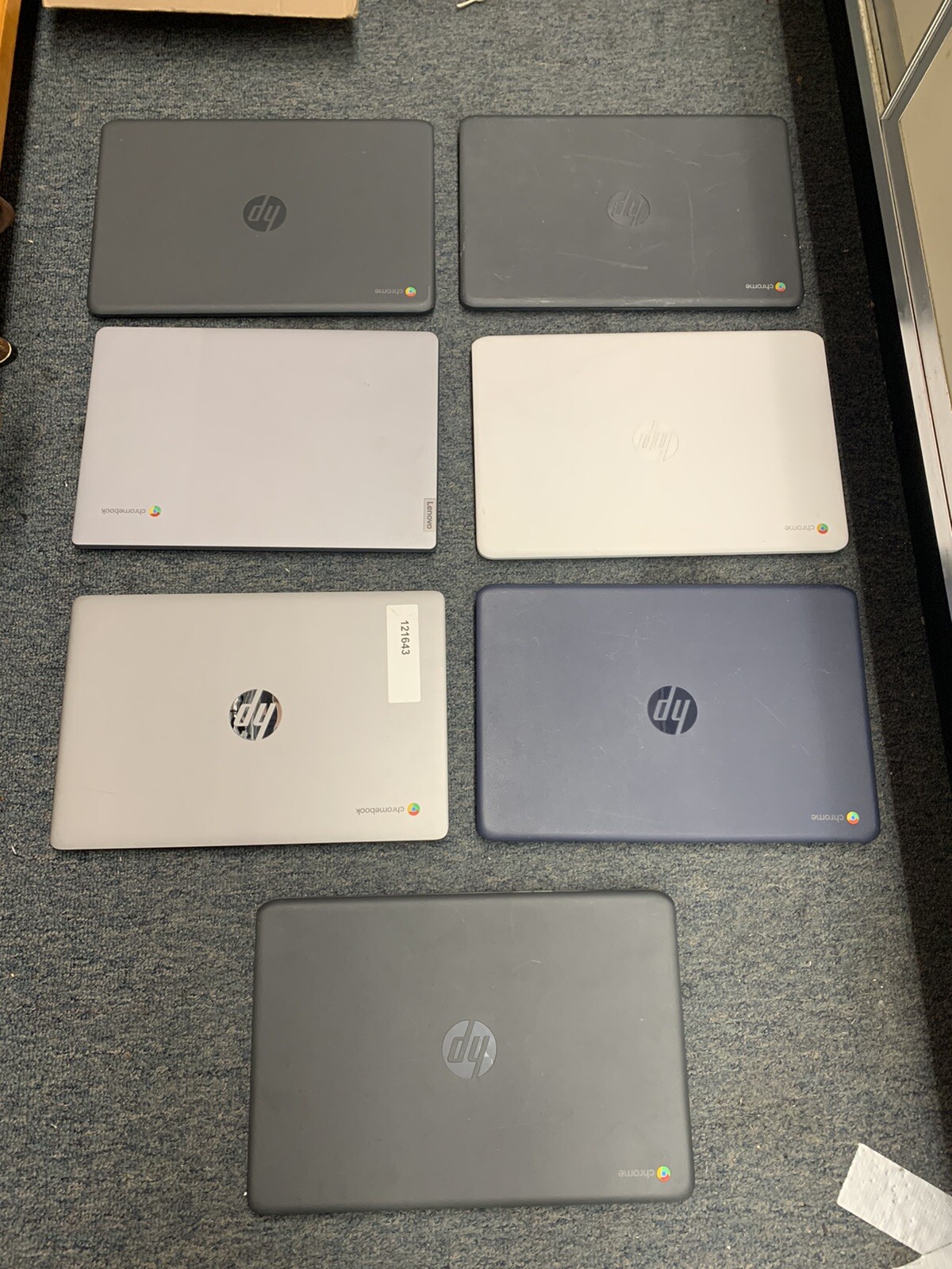 Lot Of Chrome Book Laptops 15 Total Laptops *Read Description Please AS IS*