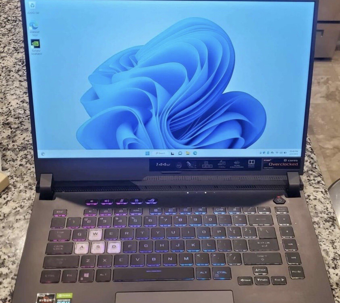 ASUS ROG Strix 15 FHD 144Hz AMD Ryzen 9 5900HX 1TB SSD 16GB RAM NVIDIA RTX 3060