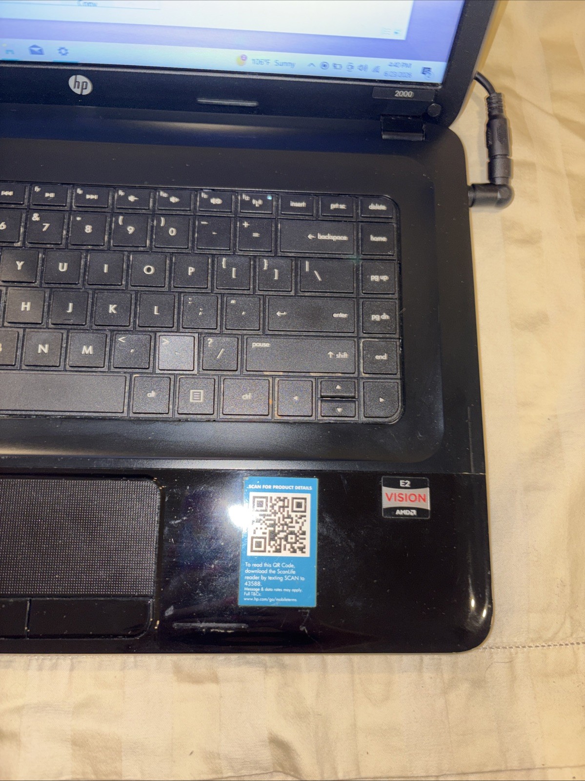 HP Envy 2000-2c29wm 15.6″ Notebook – AMD E2-1800 1.70 GHz, 4 GB, 500 GB, Win 10
