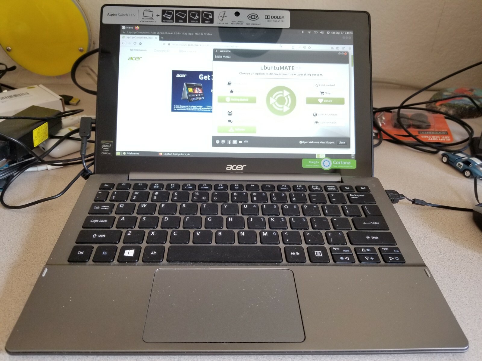Acer Aspire Switch 11 V 11.6″ SW5-173-648Z Intel M 5Y10c 4GB RAM 128GB SSD