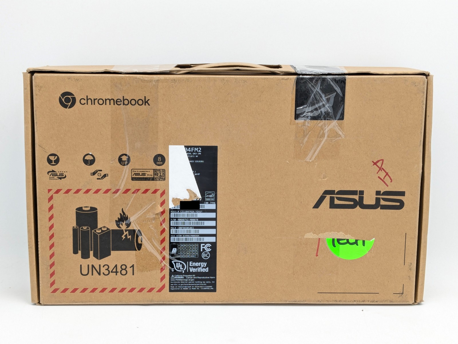 ASUS Chromebook CZ11 Flip 11.6″ MediaTek Kompanio 520 8GB RAM 32GB ChromeOS