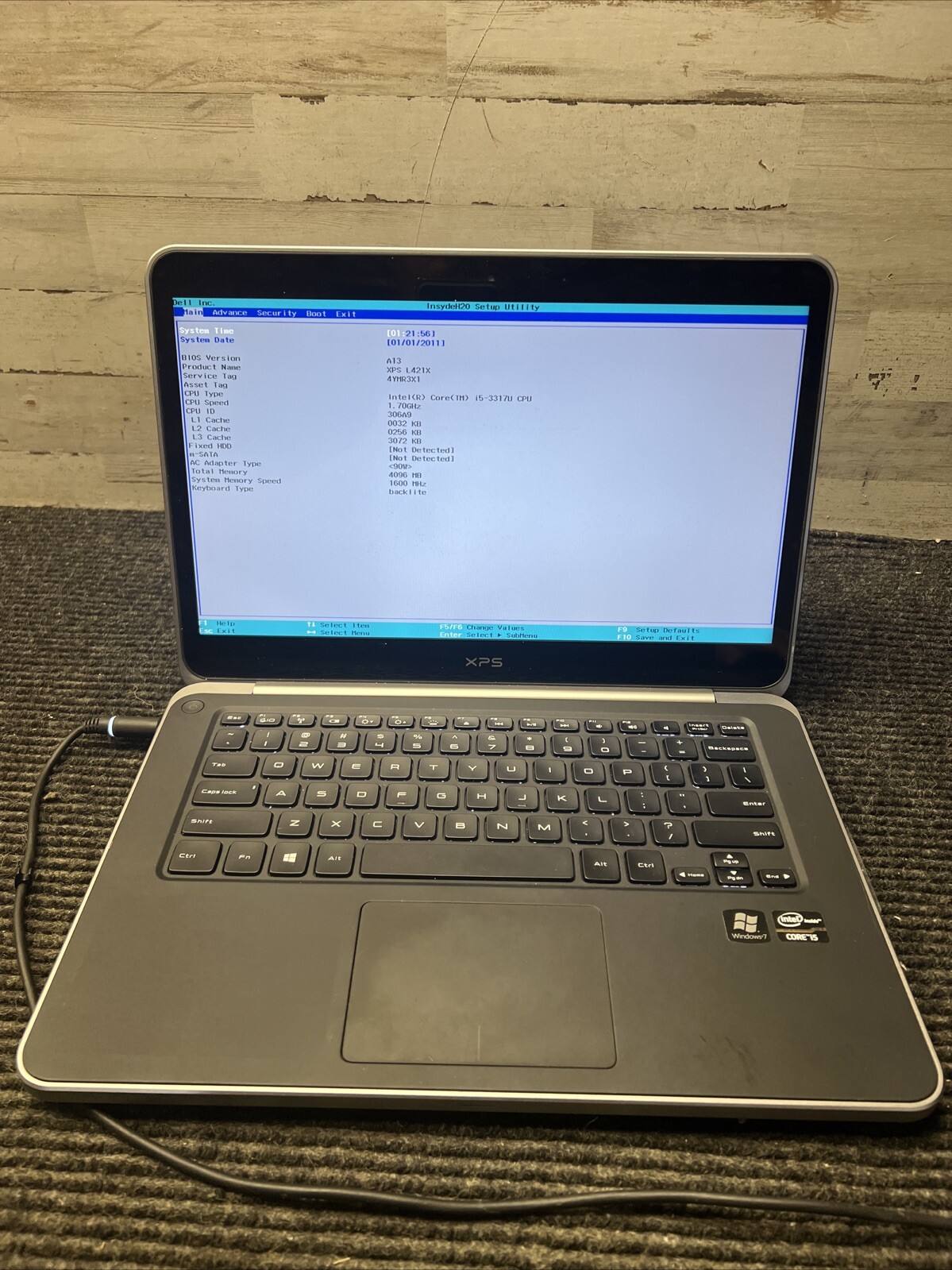 *PARTS* Dell XPS L421X 14″ Laptop Intel Core i5-3317U 1.70GHz 4GB NO HDD/OS
