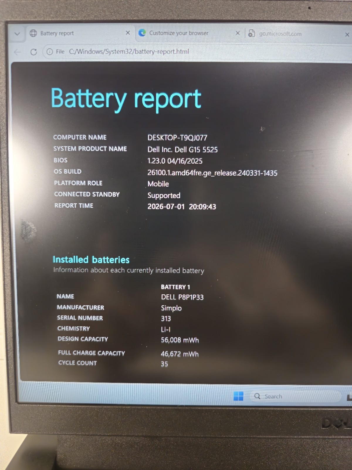 Dell G15 Ryzen 5 6600H, RTX 3050