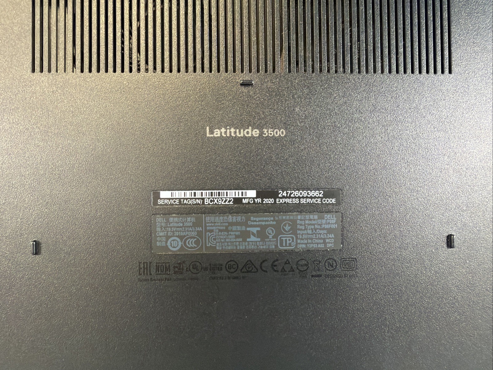 Dell Latitude 3500 15.6″ Laptop Intel Core i5-8265U 8GB 500GB SSD Windows 11 Pro