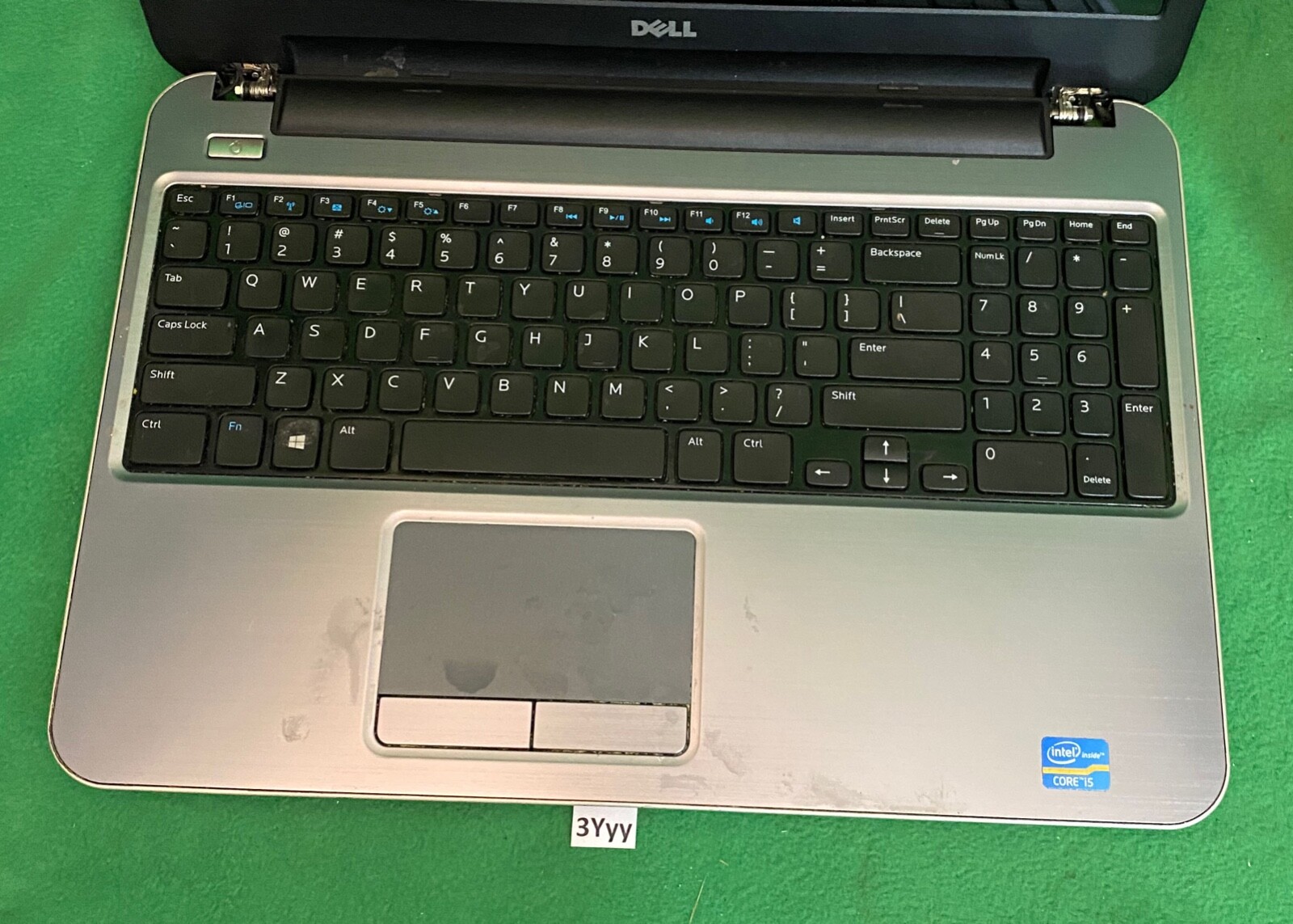 Dell Laptop Intel i5 CPU Unknown Model__PARTS ONLY_NOT WORKING_PLEASE READ!!!
