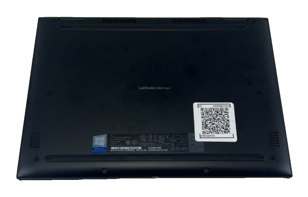 Dell Latitude 3390 2-in-1 13.3″ Laptop i5 8th Gen 256GB SSD 8GB RAM Win 10(ST) C