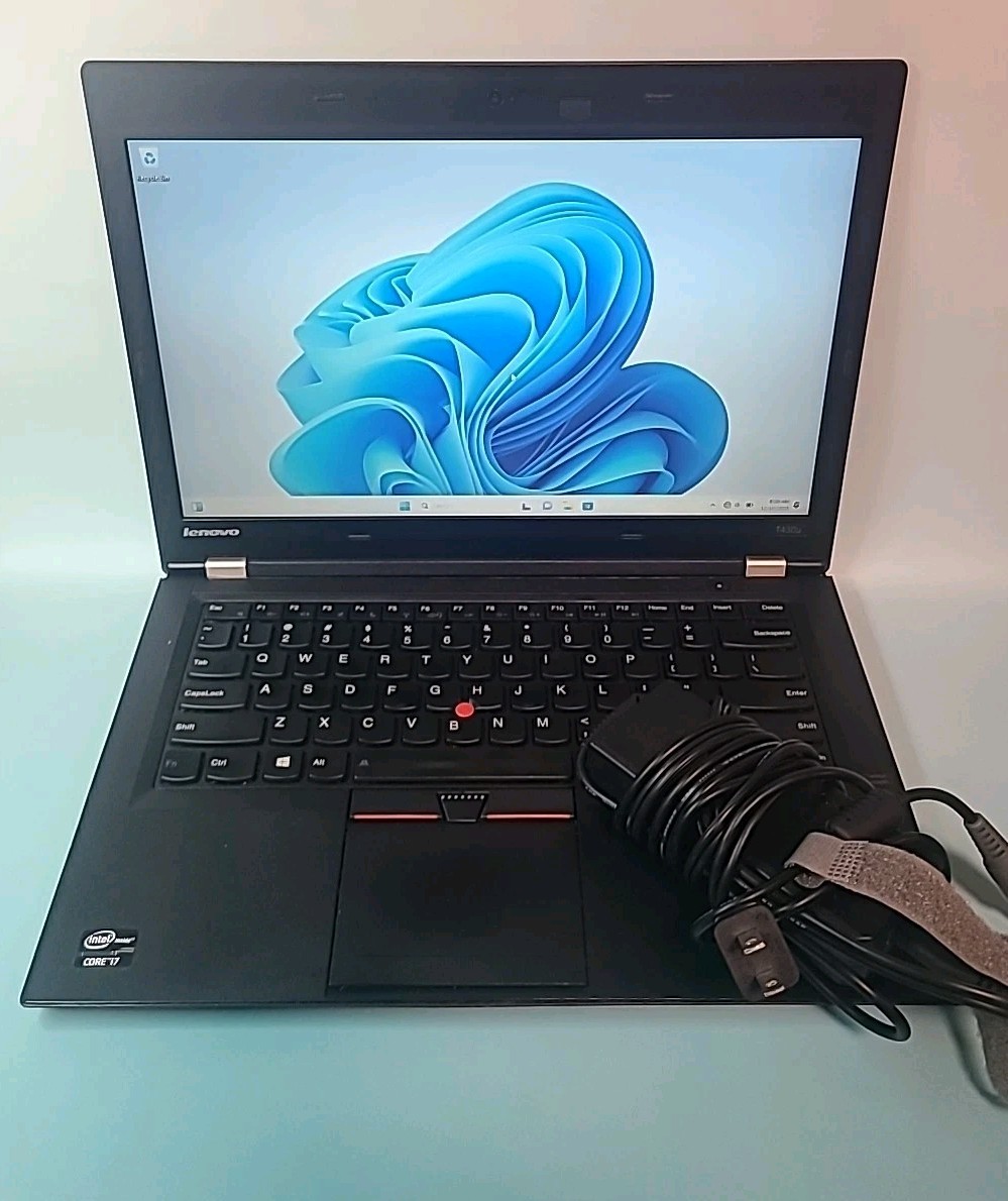 Lenovo T430u (i7) • Windows 11 • 8GB • 128GB SSD • Fully Serviced + Charger