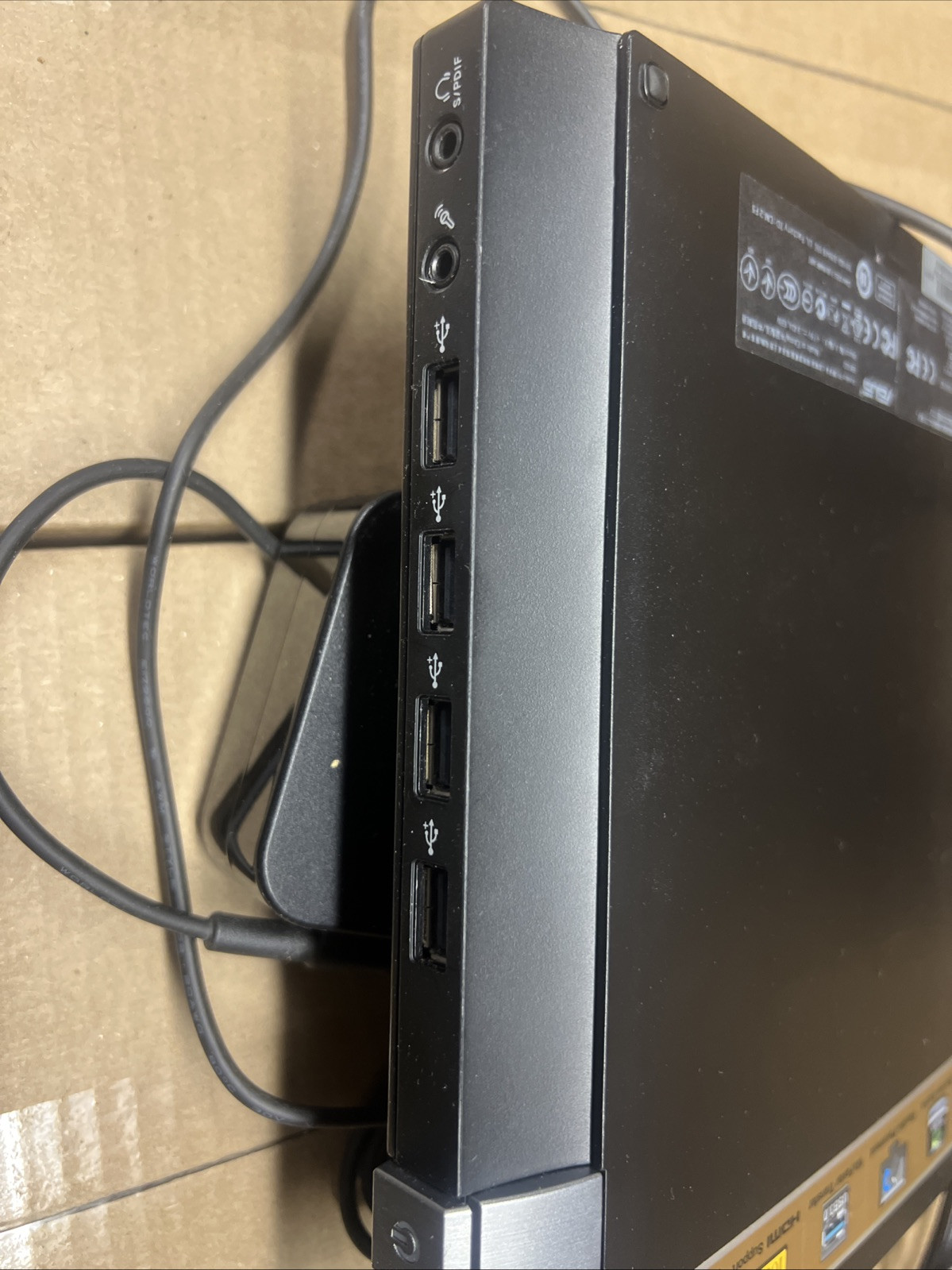 Asus AR5B125 Mini Desktop PC Intel W/AC Adapter