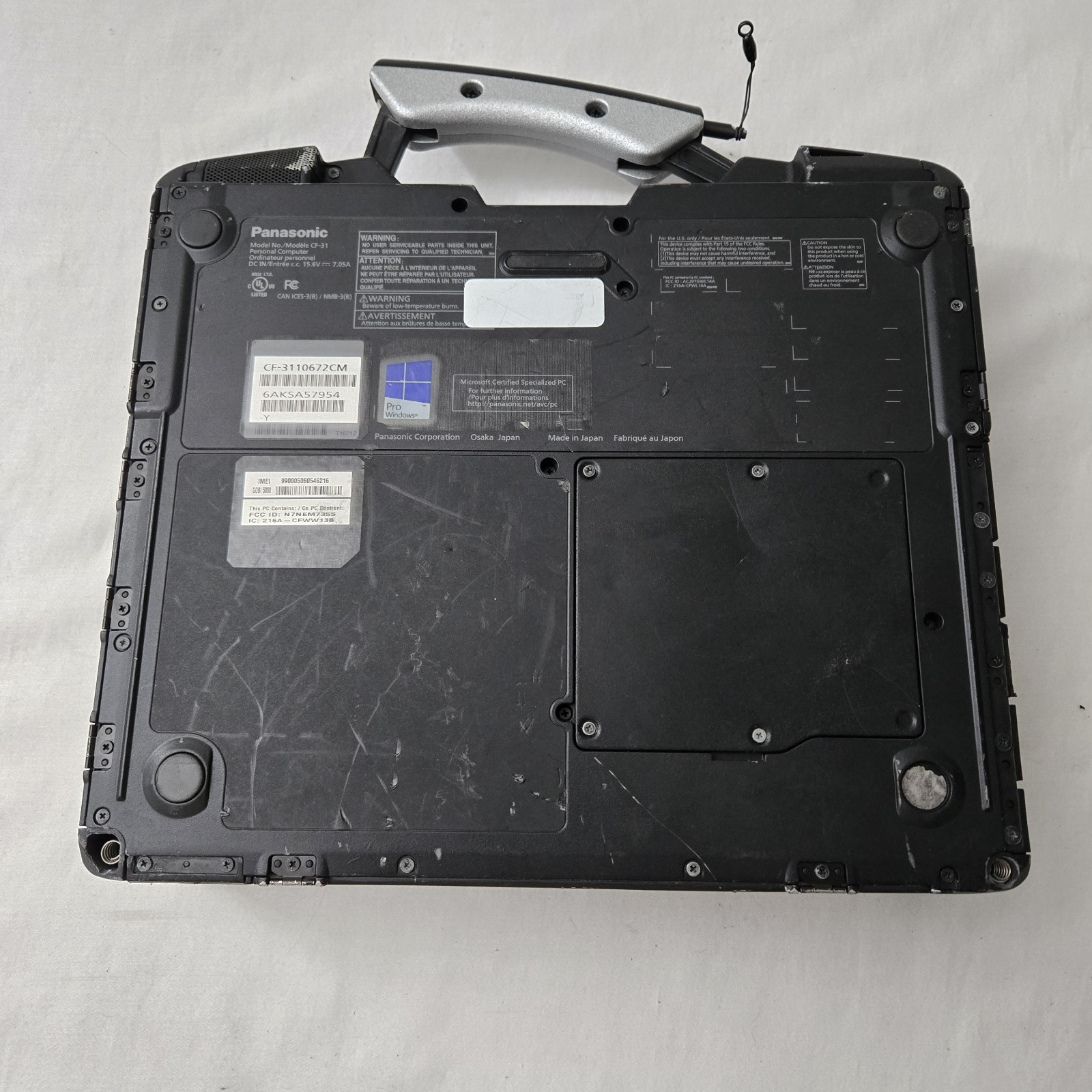 Panasonic Toughbook CF-31 MK5 i5-5300U 2.30GHZ 8GB RAM — No HDD & No OS — READ