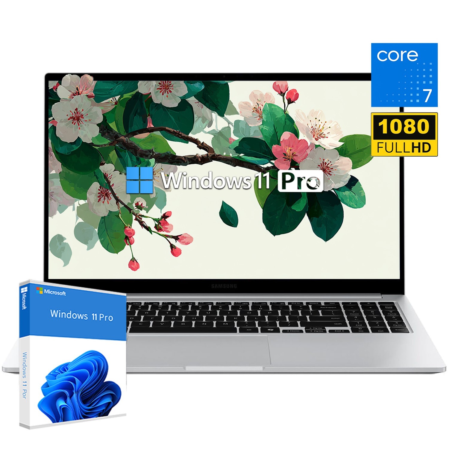 Samsung Galaxy Book 4 15.6″ Backlit Laptop Ultra 7 16GB RAM UpTo 2TB SSD Win Pro