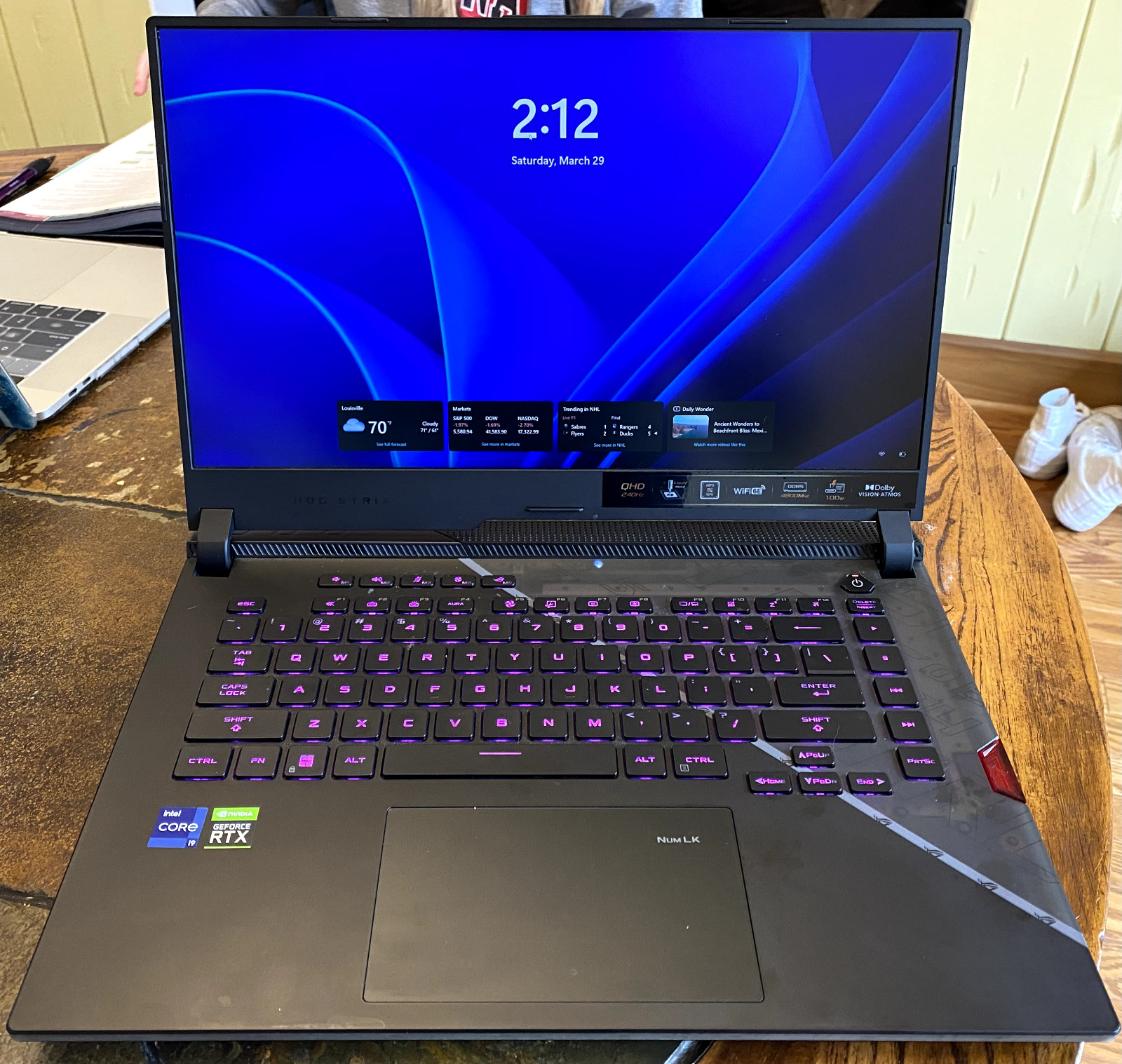 2022 ASUS ROG Strix G533ZW Gaming Laptop – I9 12900H, 32GB DDR5 RAM, RTX 3070 Ti