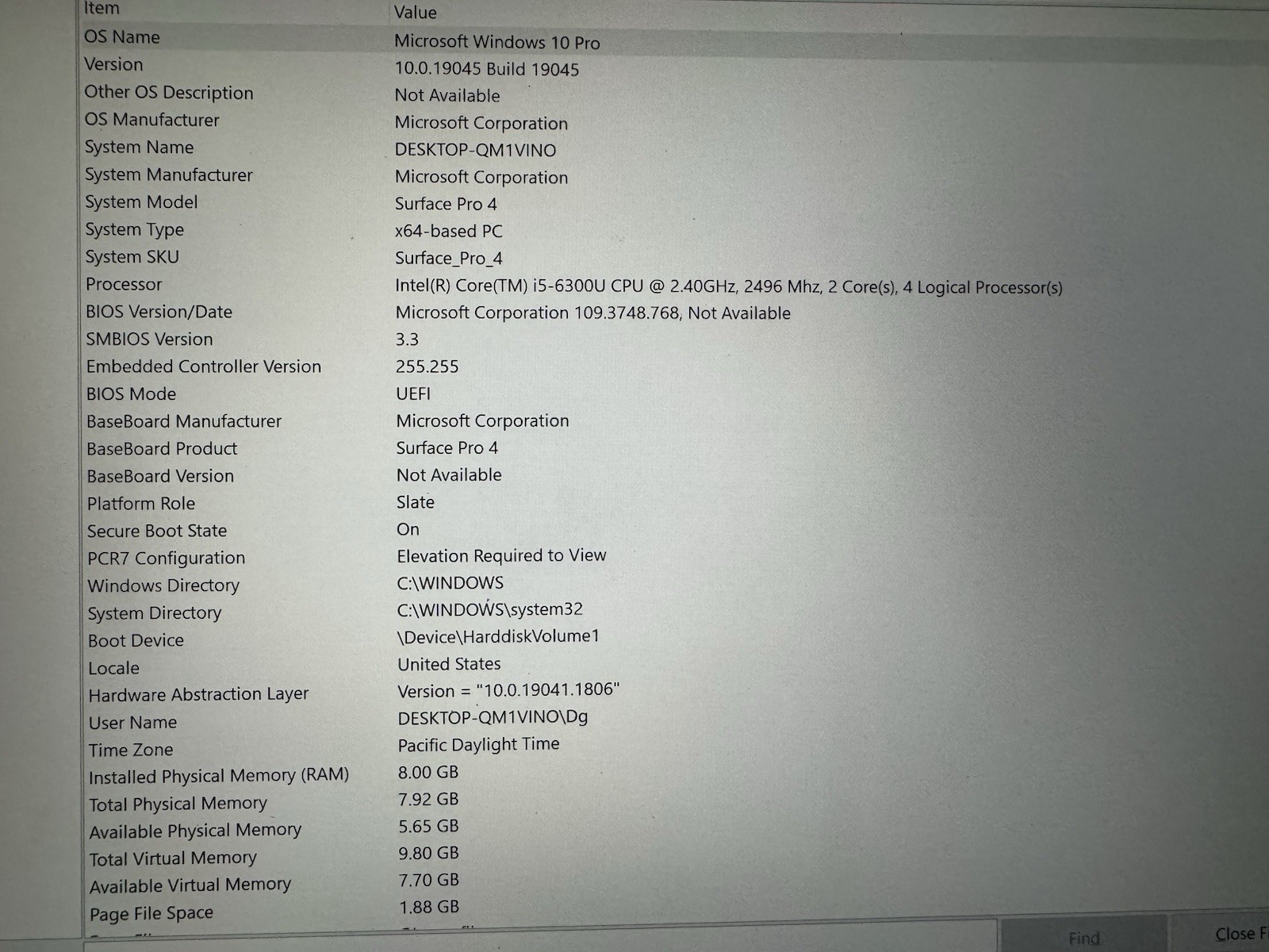 Microsoft Surface Pro (128GB, i5 7th Gen, 8gb RAM)