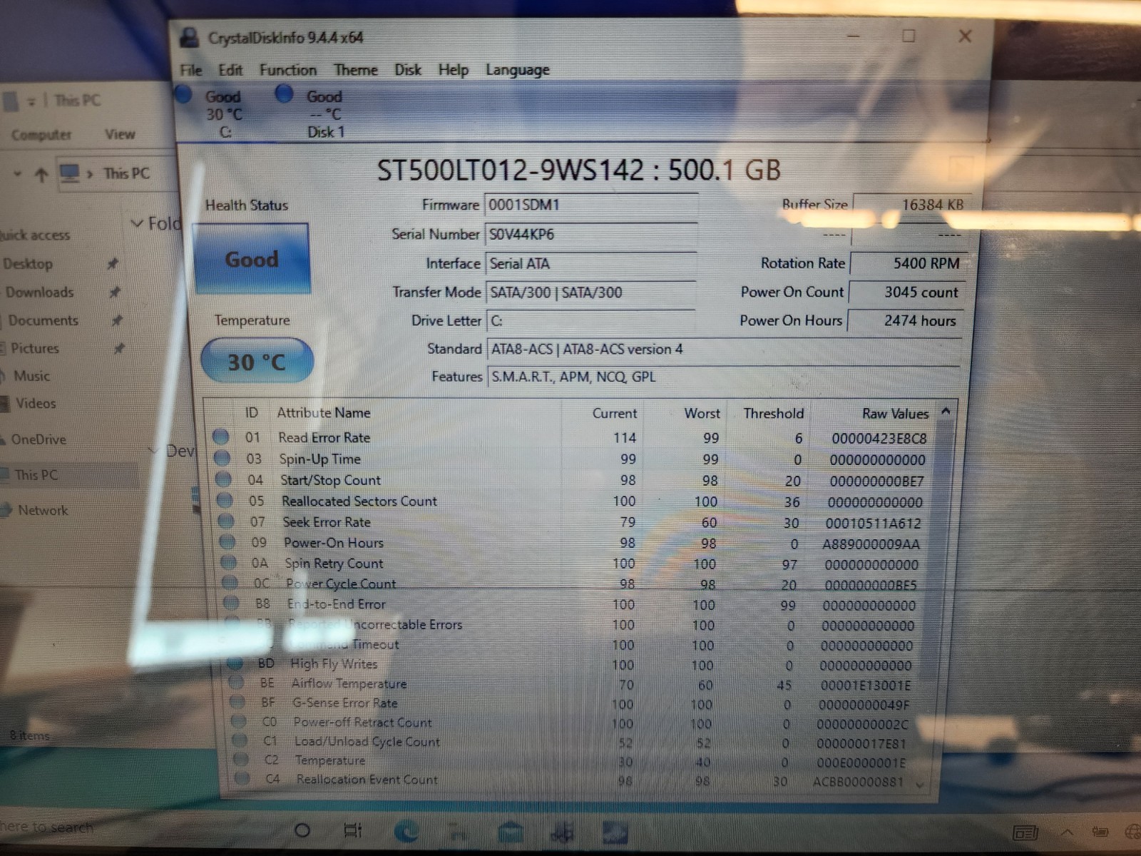 asus s400ca i3-3217u@1.80ghz 4gb Ram 500gb Hdd 24gb Ssd Touchscreen Win10 READ!