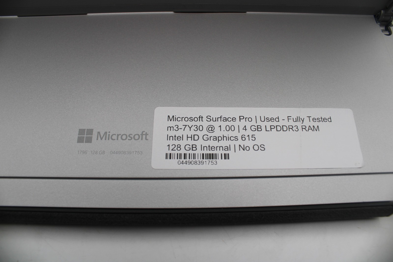 Microsoft Surface Pro 5 1796 _ m3-7Y30 _ 4GB / 128GB