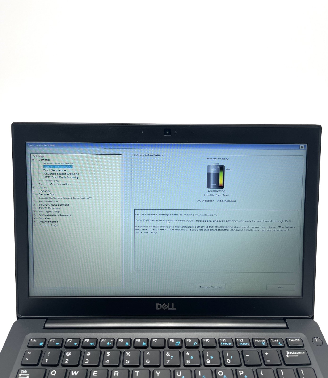 Dell Latitude 7290 12.5″ i7-8650U 8GB RAM 512GB SSD Business Laptop